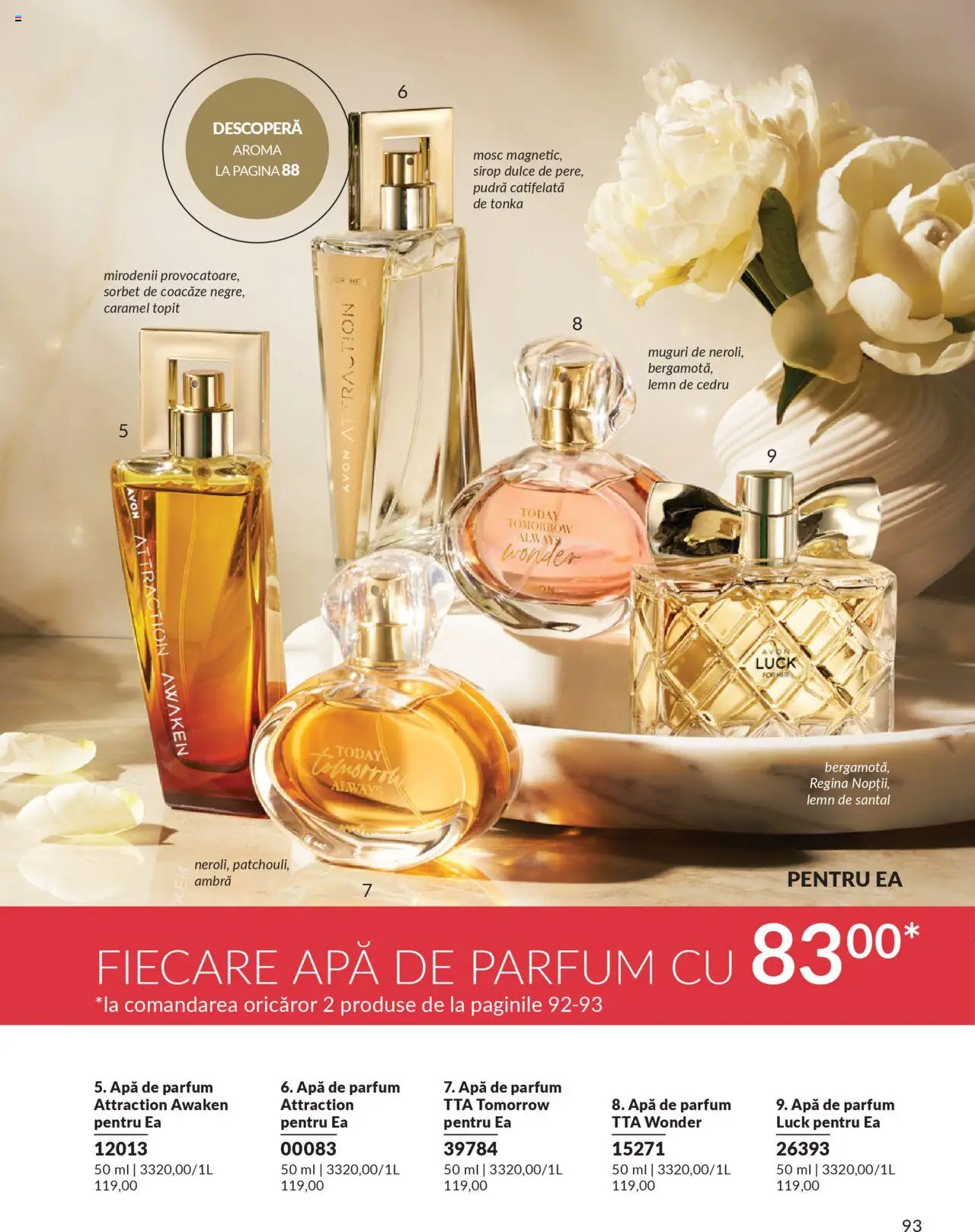 Catalog Avon 1 - 30 Octombrie 2025 | Pagina 95 | Produse: Apă de parfum, Parfum, Pudră, Apă