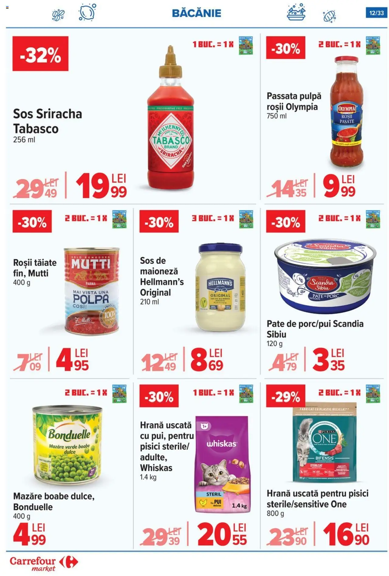 Catalog Carrefour 1 - 13 Octombrie 2025 | Pagina 13 | Produse: Eğitim ve Zeka Geliştirici Oyuncaklar, Hacıyatmaz Kedi Oyuncağı, Roșii, Maioneză