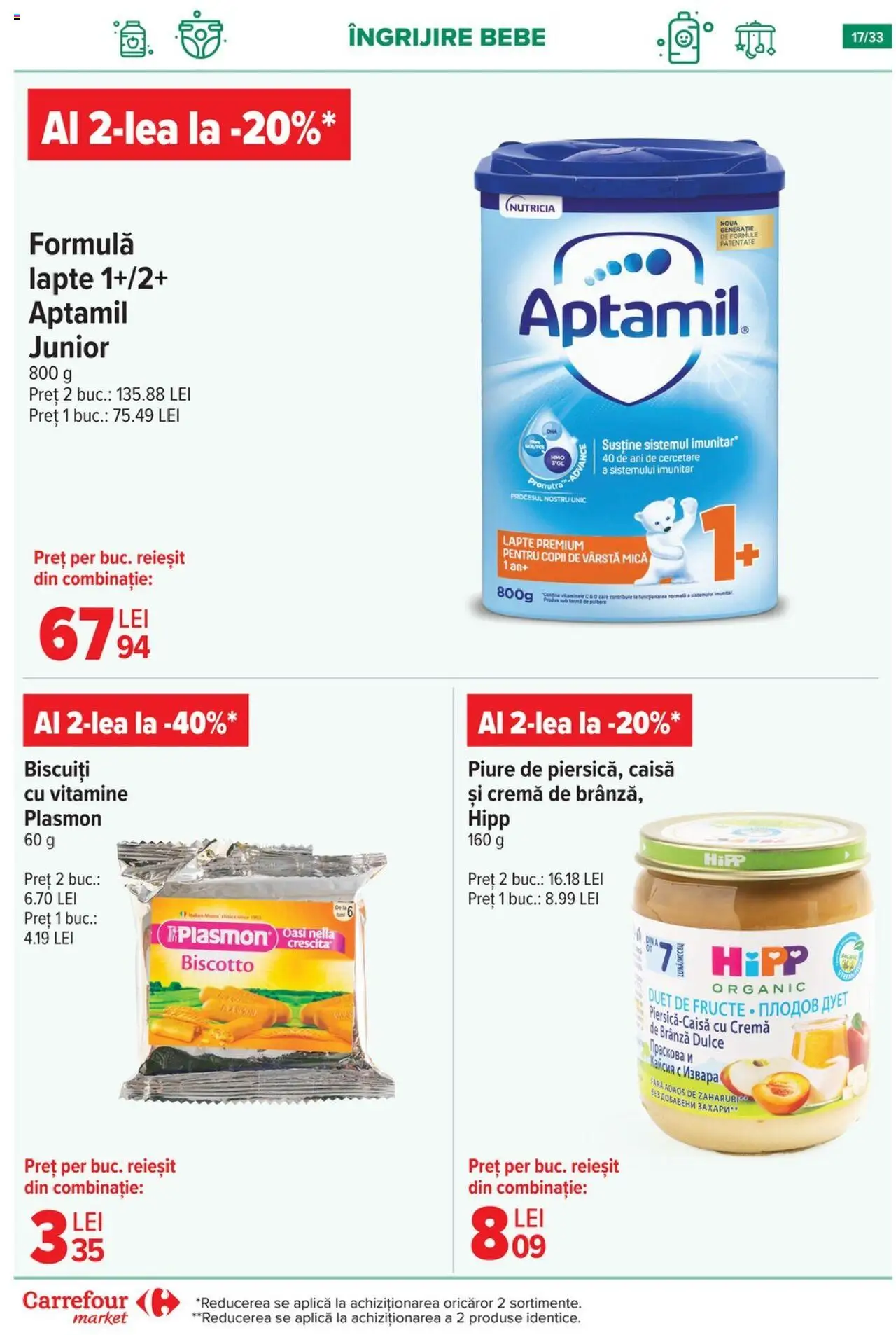 Catalog Carrefour 1 - 13 Octombrie 2025 | Pagina 18 | Produse: Lapte, Cremă, Cremă de brânză, Biscuiți