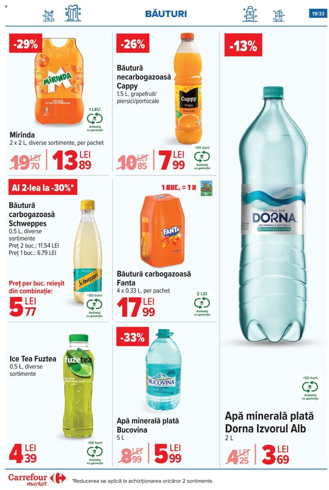 Catalog Carrefour 1 - 13 Octombrie 2025 | Pagina 20 | Produse: Yazı tahtası kalemi, Portocale, Ice tea, Apă