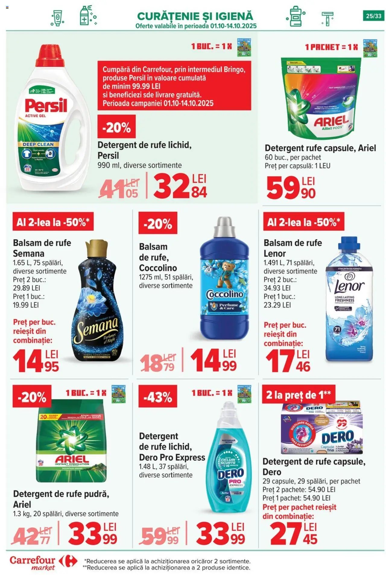 Catalog Carrefour 1 - 13 Octombrie 2025 | Pagina 26 | Produse: Pomelo, Balsam, Detergent, Balsam de rufe