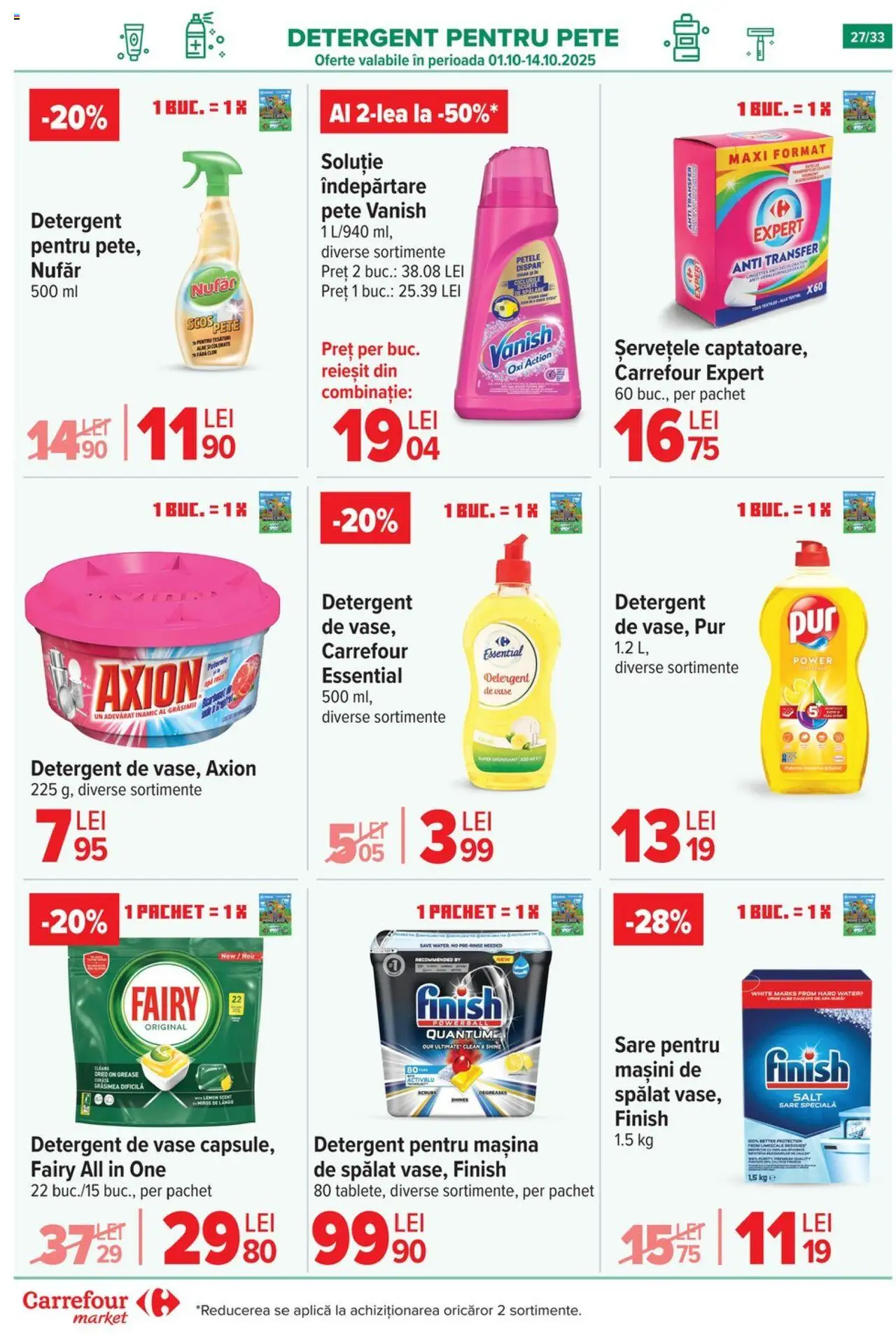 Catalog Carrefour 1 - 13 Octombrie 2025 | Pagina 28 | Produse: Pomelo, Detergent de vase, Çelik Mama ve Su Kabı, Sare