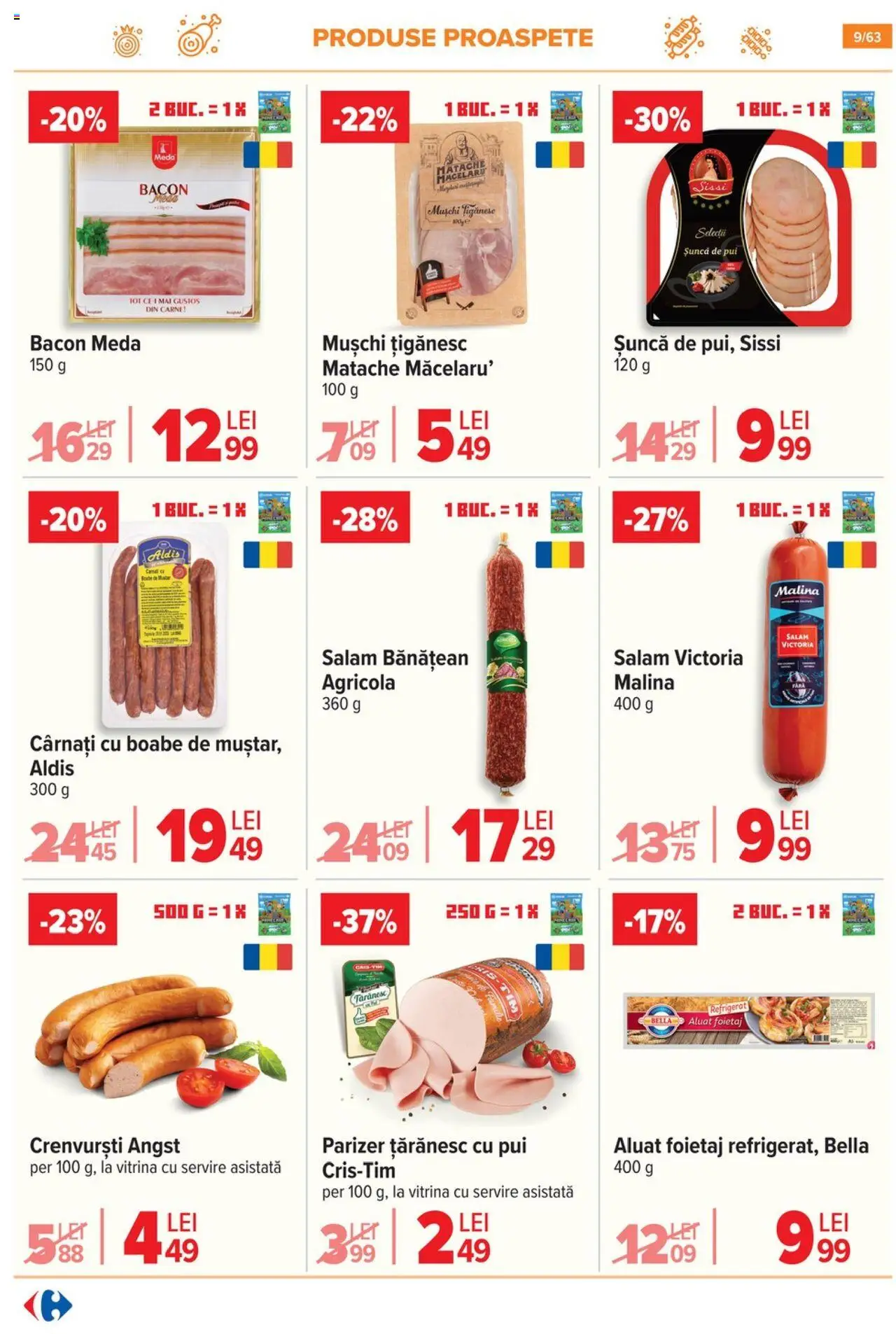 Catalog Carrefour 1 - 13 Octombrie 2025 | Pagina 10 | Produse: Hacıyatmaz Kedi Oyuncağı, Foietaj, Aluat, Crenvurști