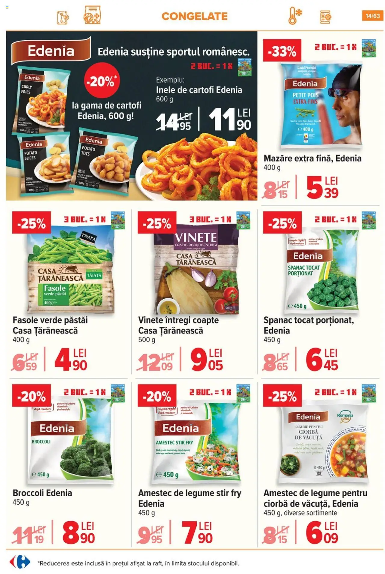 Catalog Carrefour 1 - 13 Octombrie 2025 | Pagina 15 | Produse: Mazăre, Fasole verde, Cartofi, Legume
