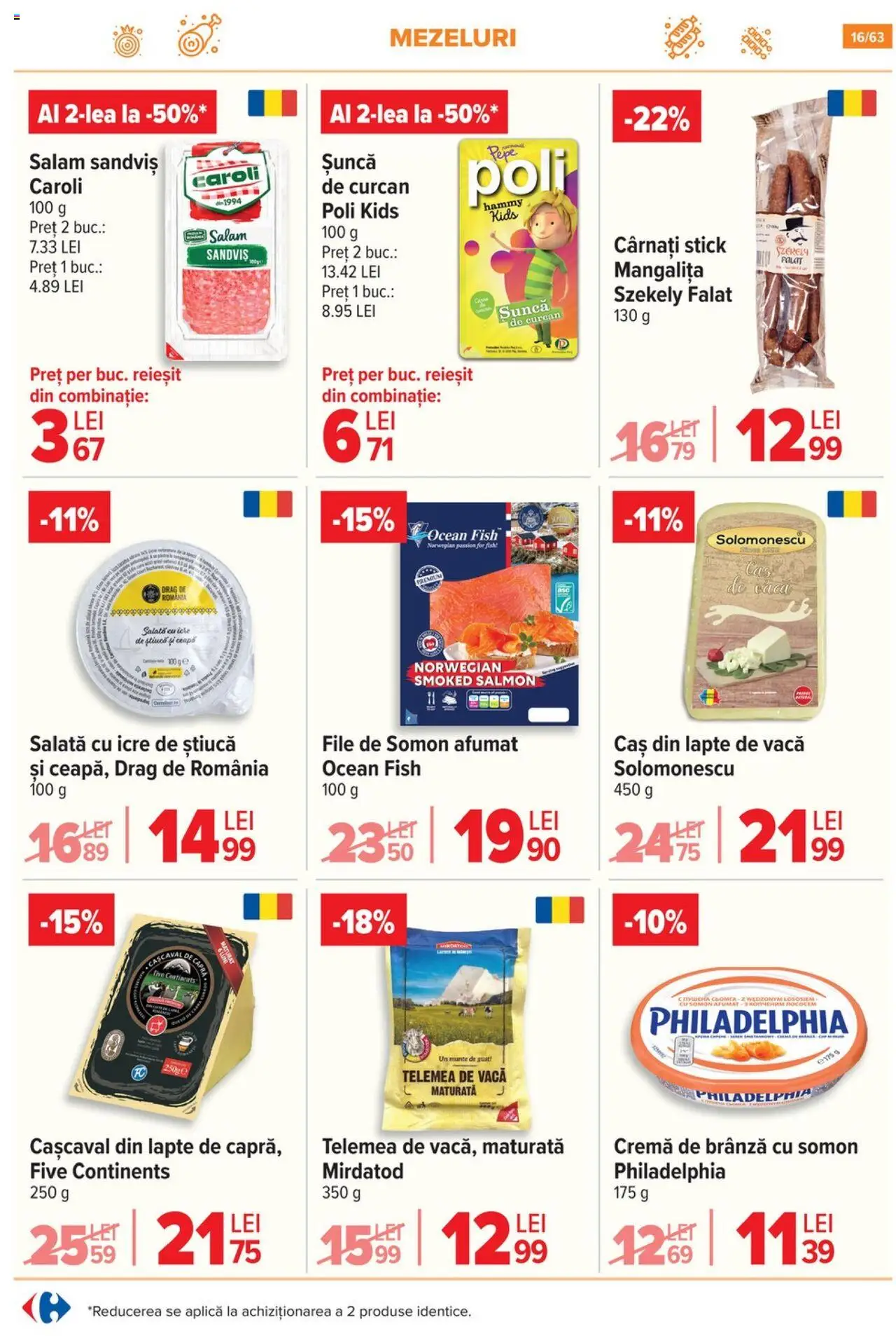 Catalog Carrefour 1 - 13 Octombrie 2025 | Pagina 17 | Produse: Bahçe aydınlatması, Mătură, Brânză, Șuncă