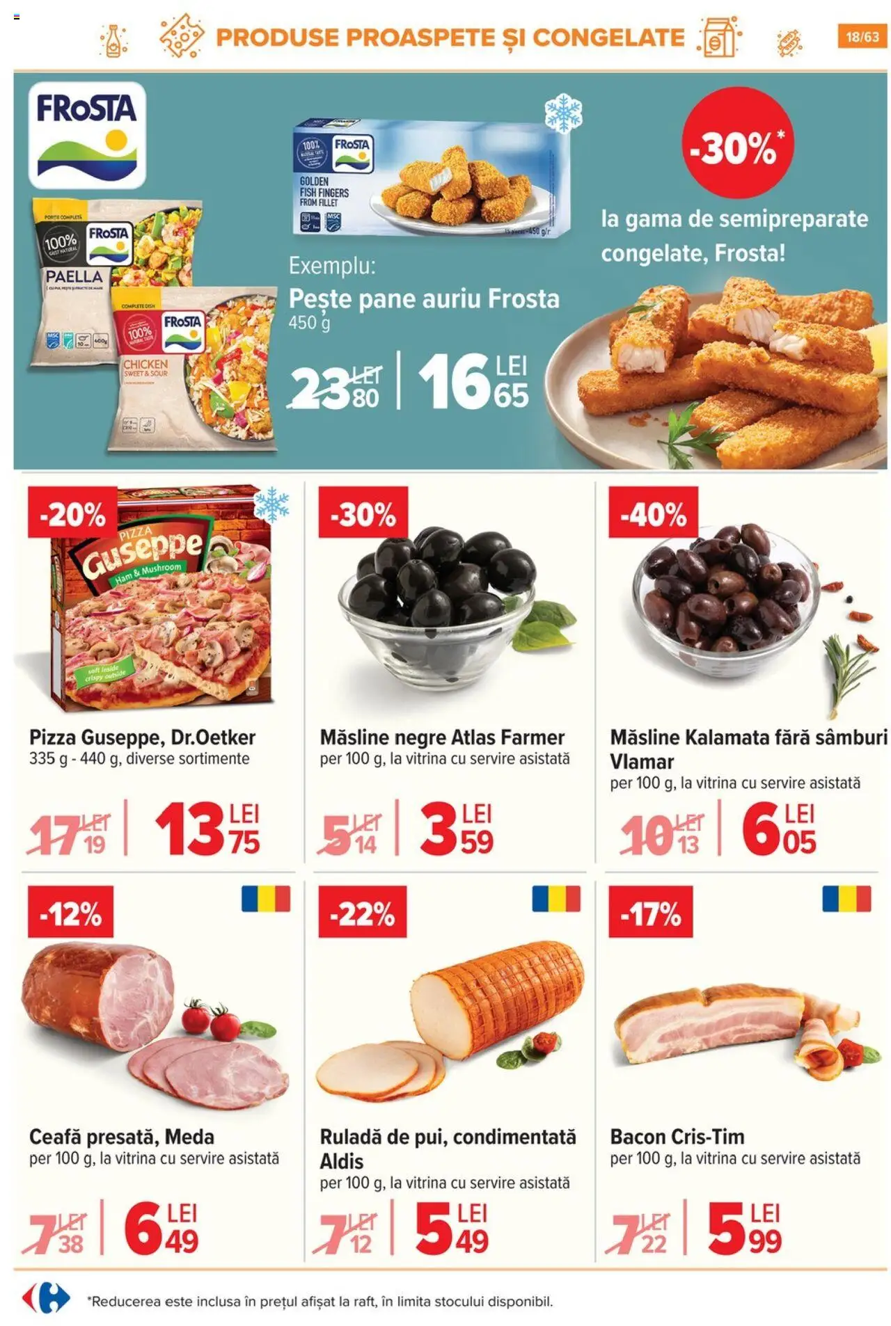 Catalog Carrefour 1 - 13 Octombrie 2025 | Pagina 19 | Produse: Hijyenik ped, Vitrină, Măsline, Pește