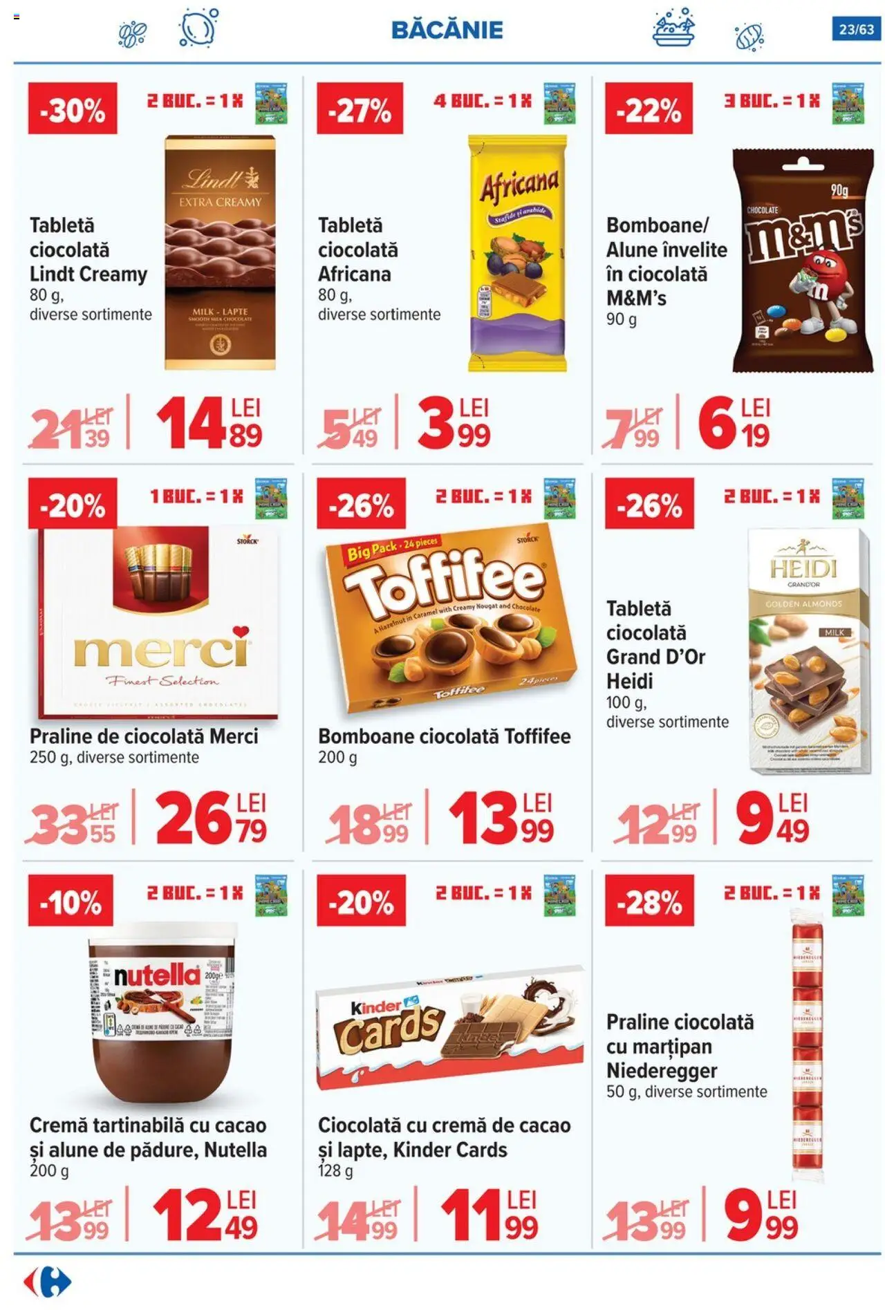 Catalog Carrefour 1 - 13 Octombrie 2025 | Pagina 24 | Produse: Ödül oyuncağı, Alune, Ciocolată, Stafide