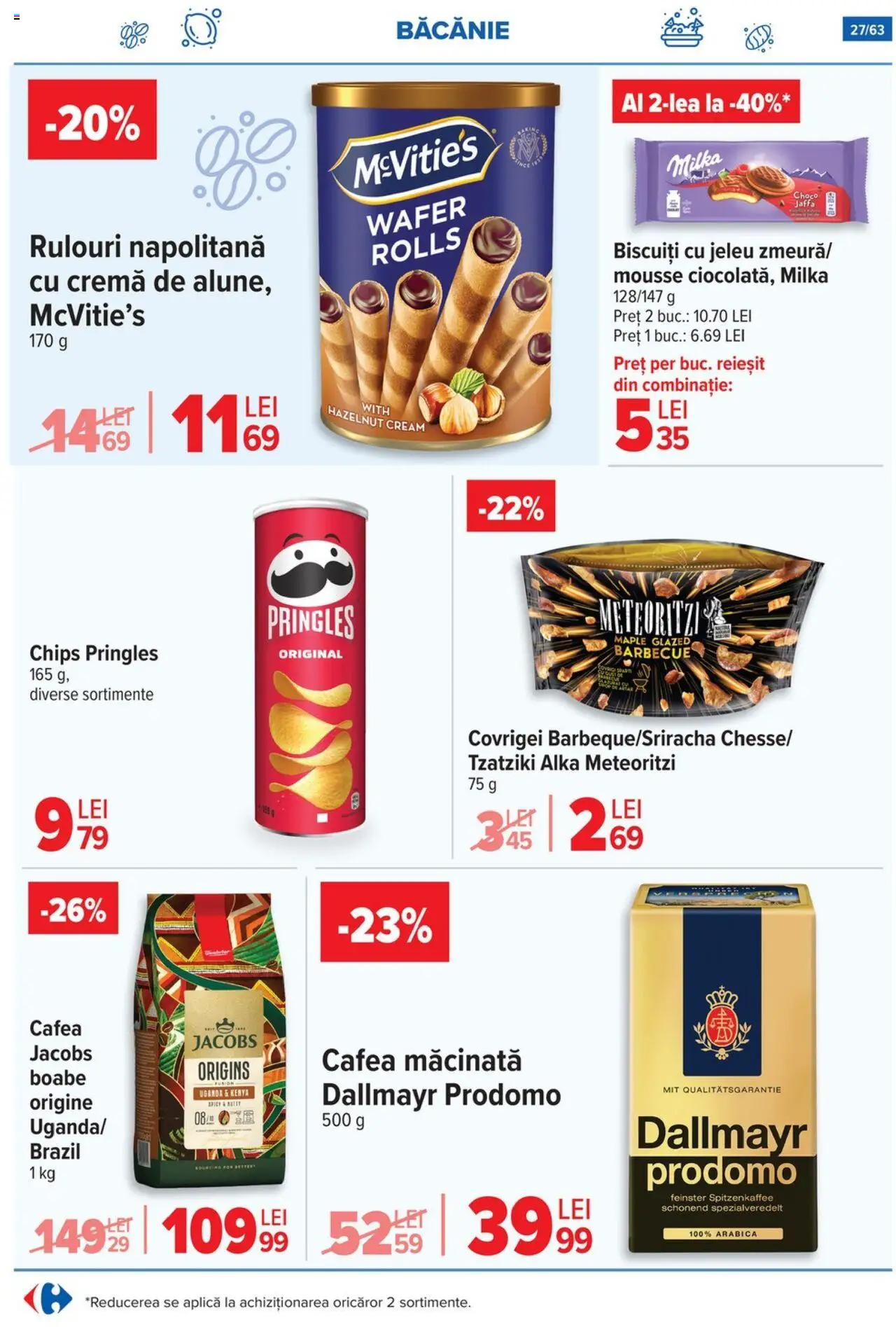 Catalog Carrefour 1 - 13 Octombrie 2025 | Pagina 28 | Produse: Covrigei, Köpek çiti, Cremă, Biscuiți