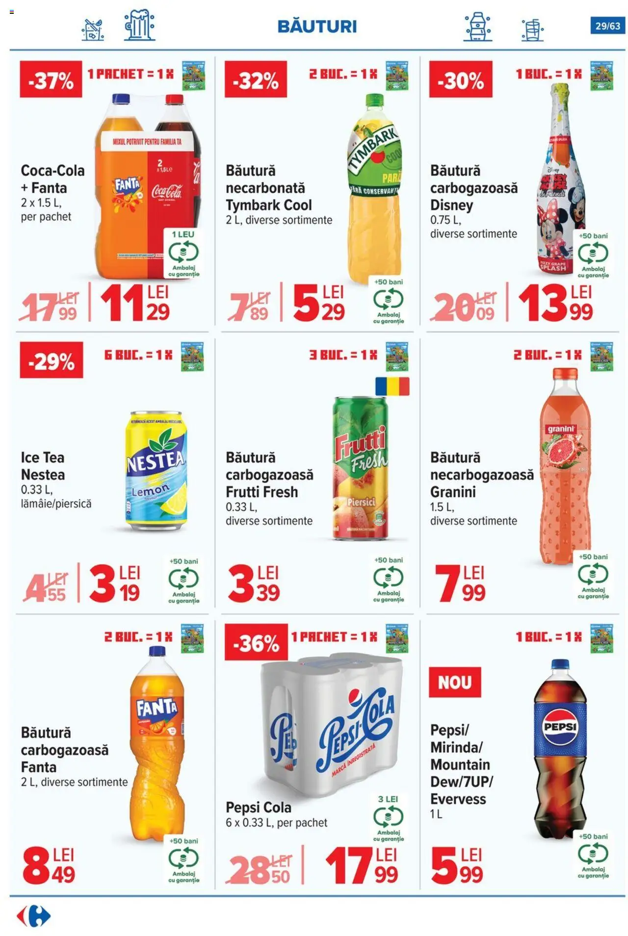 Catalog Carrefour 1 - 13 Octombrie 2025 | Pagina 30 | Produse: Amerikan servis, Ice tea