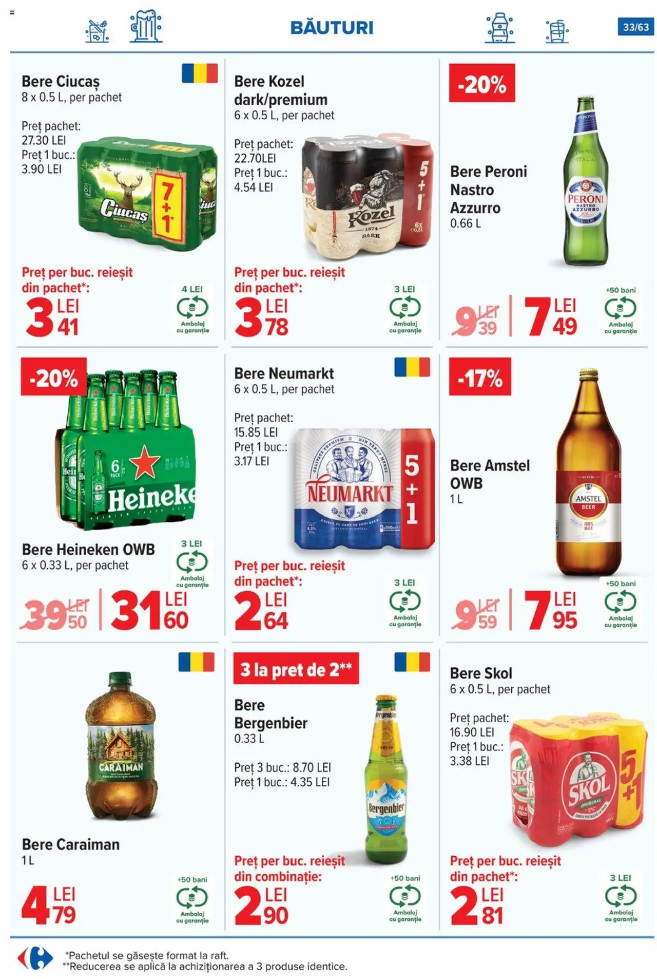 Catalog Carrefour 1 - 13 Octombrie 2025 | Pagina 34 | Produse: Bere, Plastik Kulübe