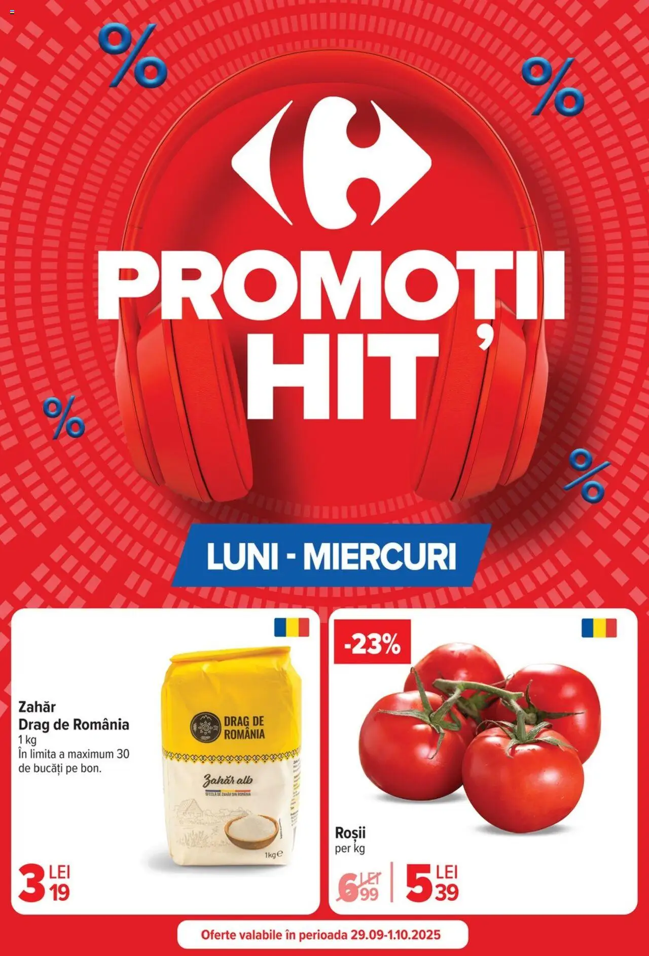 Catalog Carrefour 1 - 13 Octombrie 2025 | Pagina 4 | Produse: Roșii, Zahăr, Sfeclă