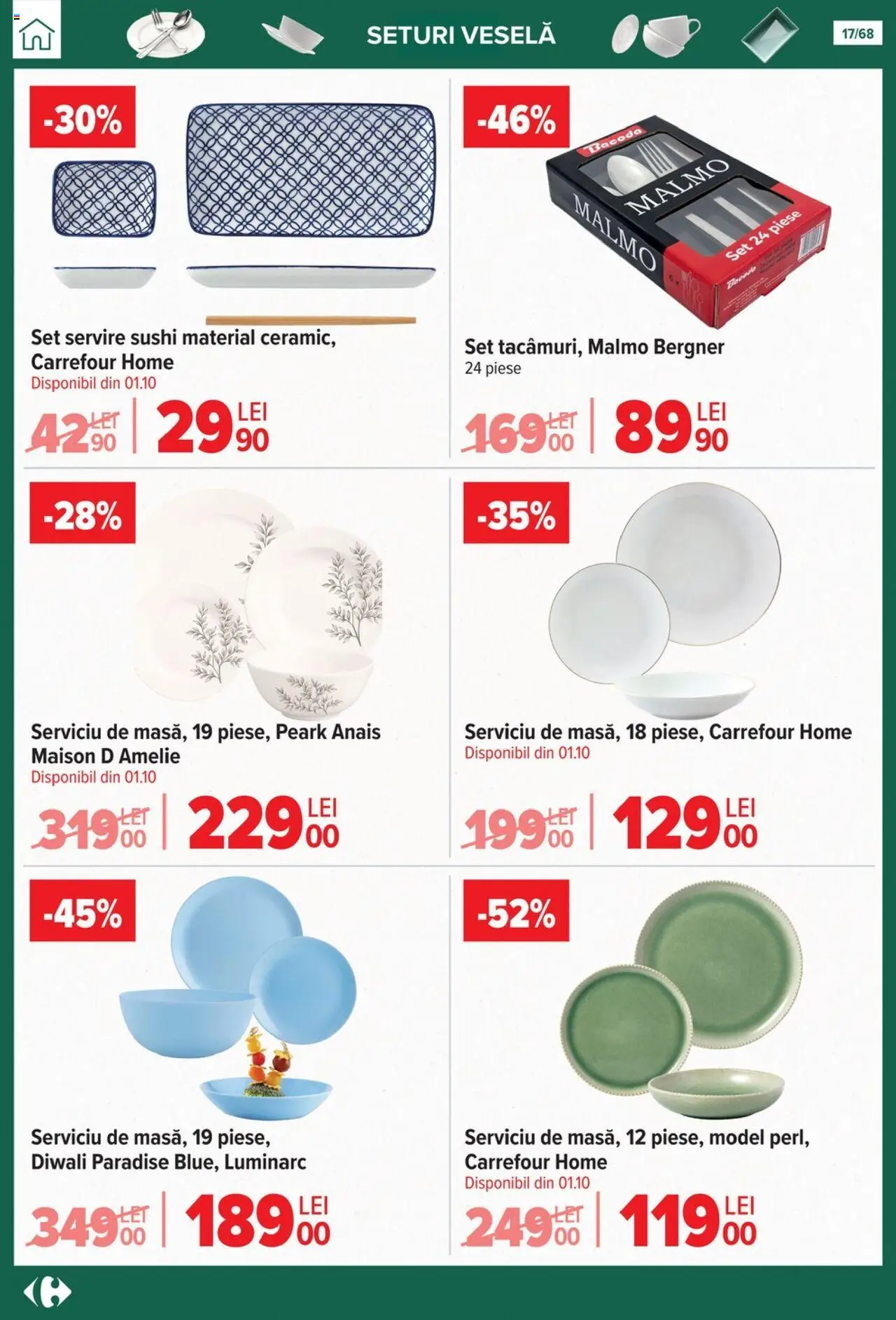 Catalog Carrefour 24 Septembrie - 27 Octombrie 2025 | Pagina 17 | Produse: Sushi