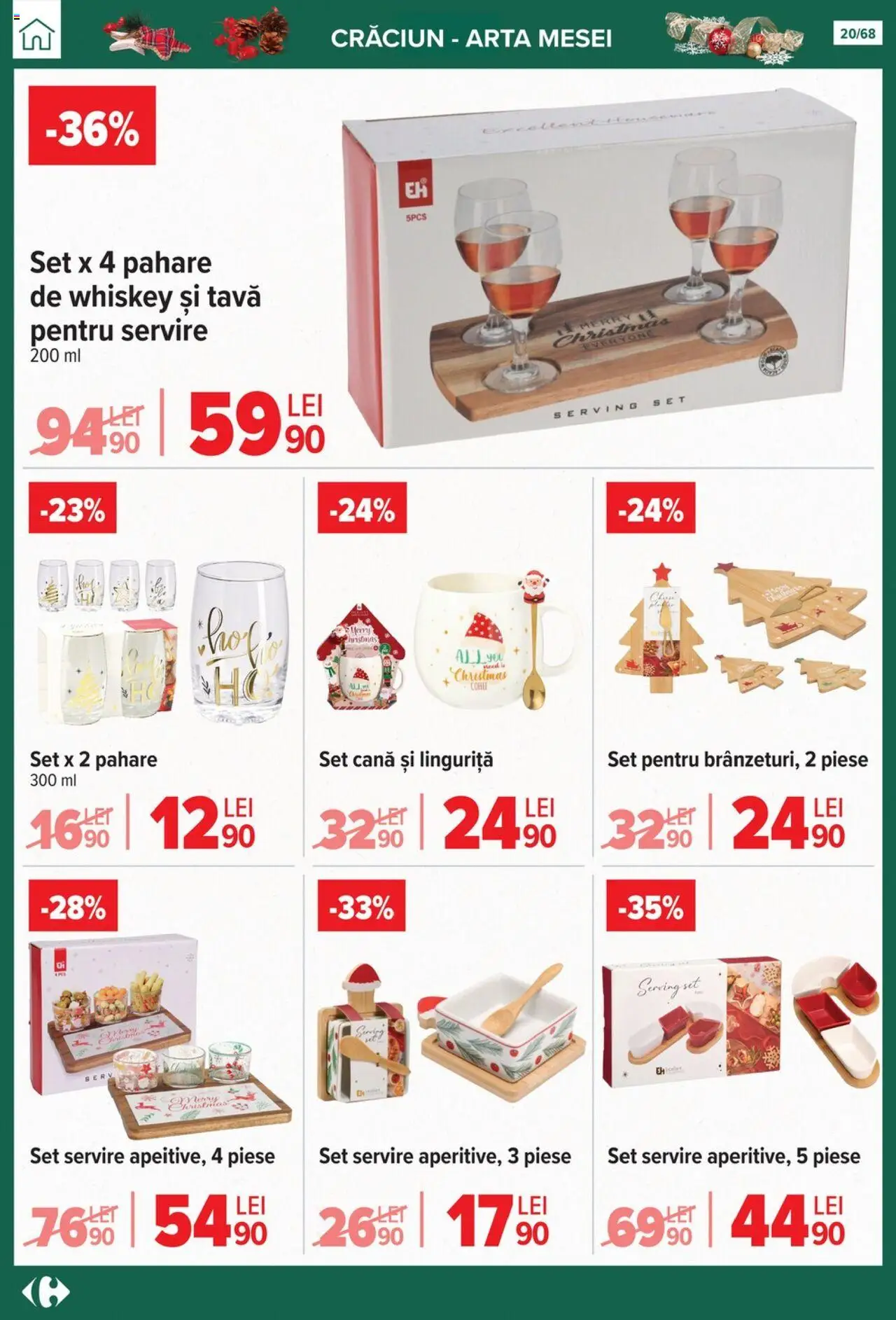 Catalog Carrefour 24 Septembrie - 27 Octombrie 2025 | Pagina 20 | Produse: Pahare, Whiskey