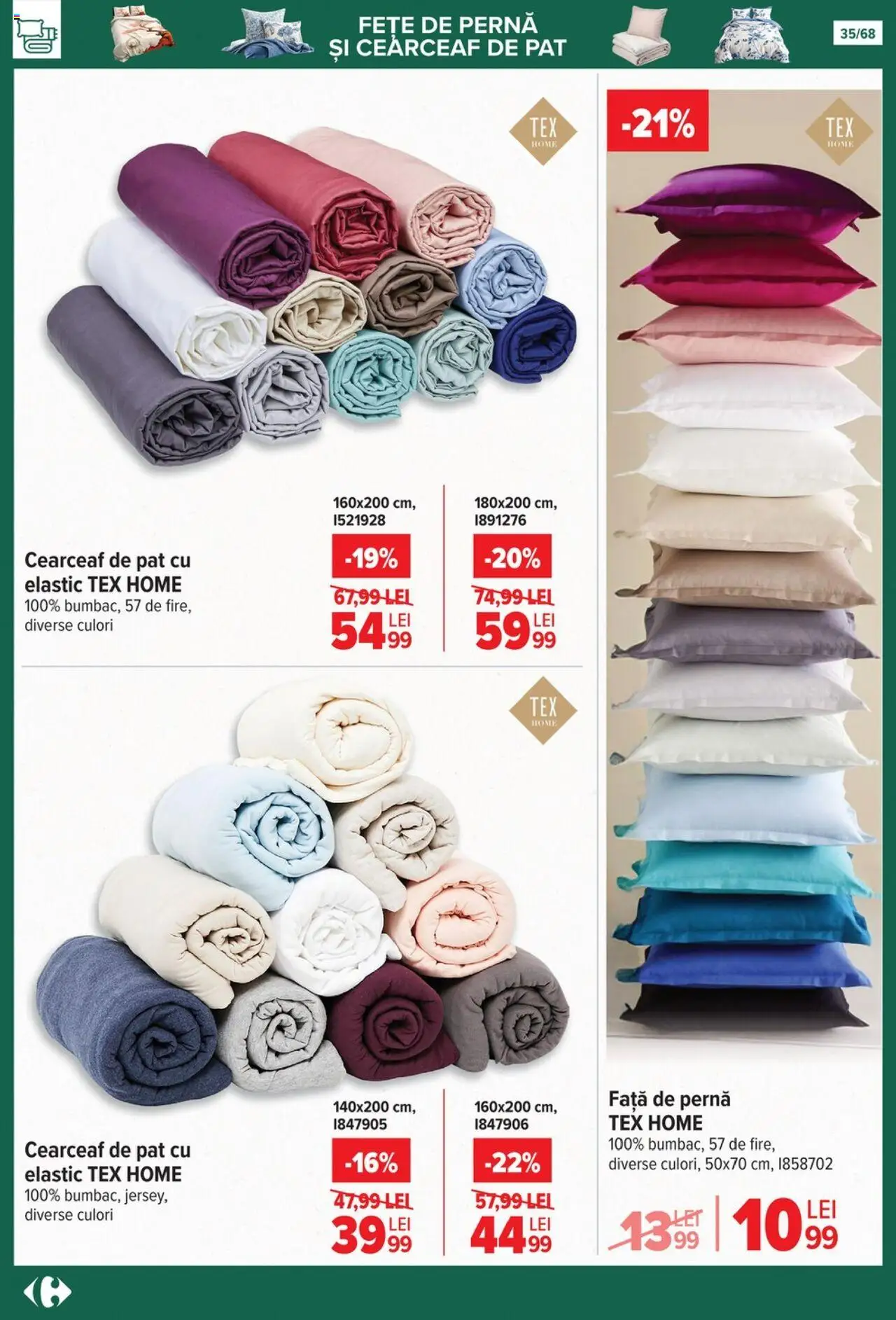 Catalog Carrefour 24 Septembrie - 27 Octombrie 2025 | Pagina 35 | Produse: Pat, Pernă, Față de pernă