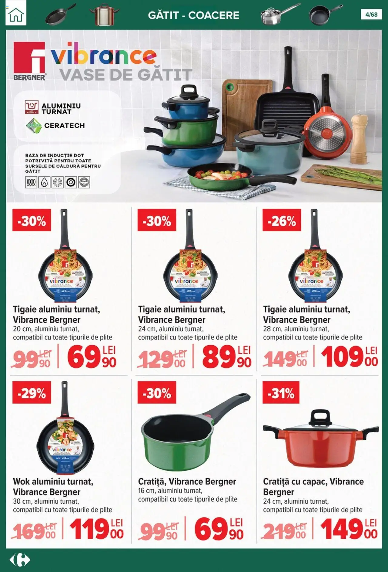 Catalog Carrefour 24 Septembrie - 27 Octombrie 2025 | Pagina 4 | Produse: Tigaie, Cratiță