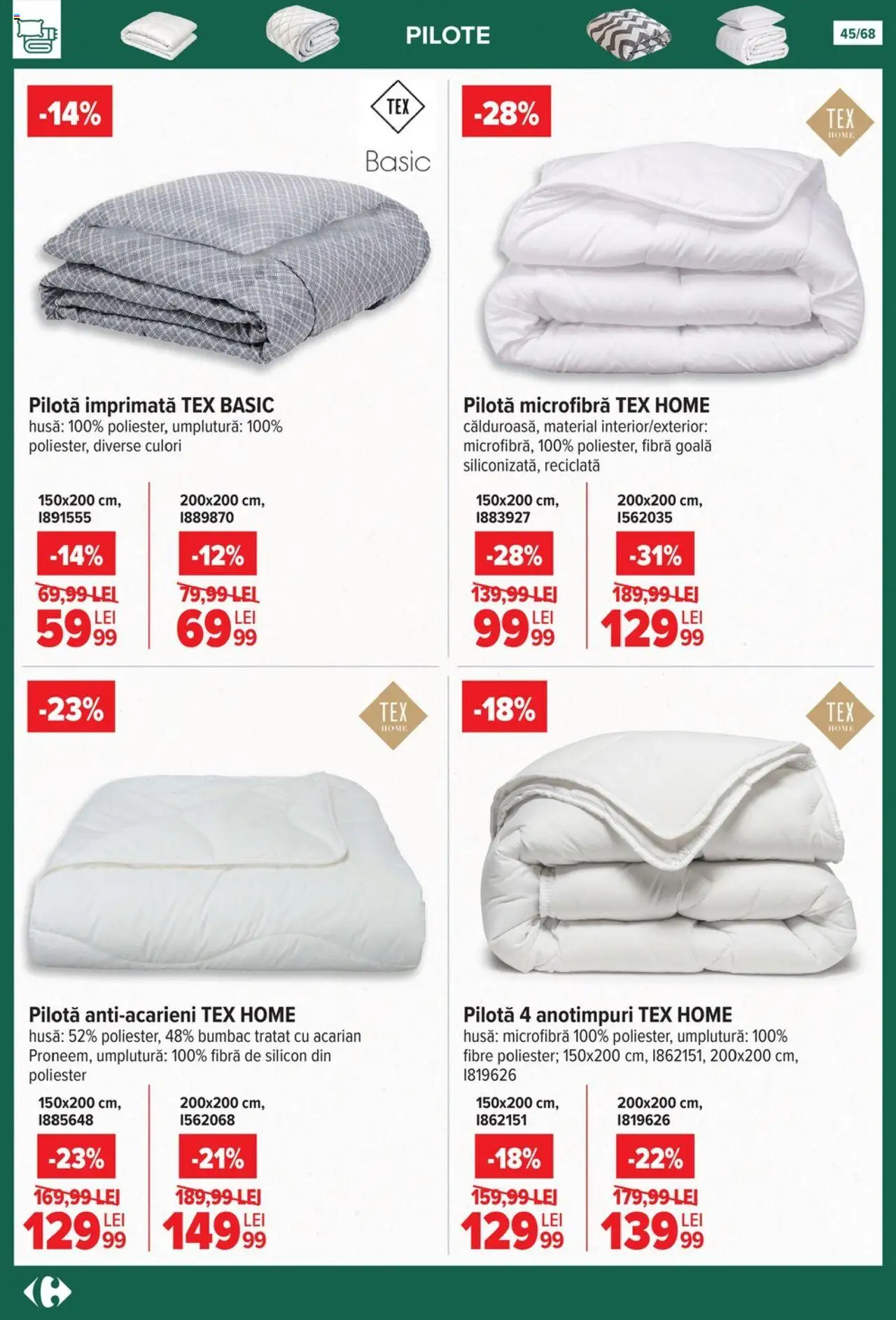 Catalog Carrefour 24 Septembrie - 27 Octombrie 2025 | Pagina 45 | Produse: Pilotă