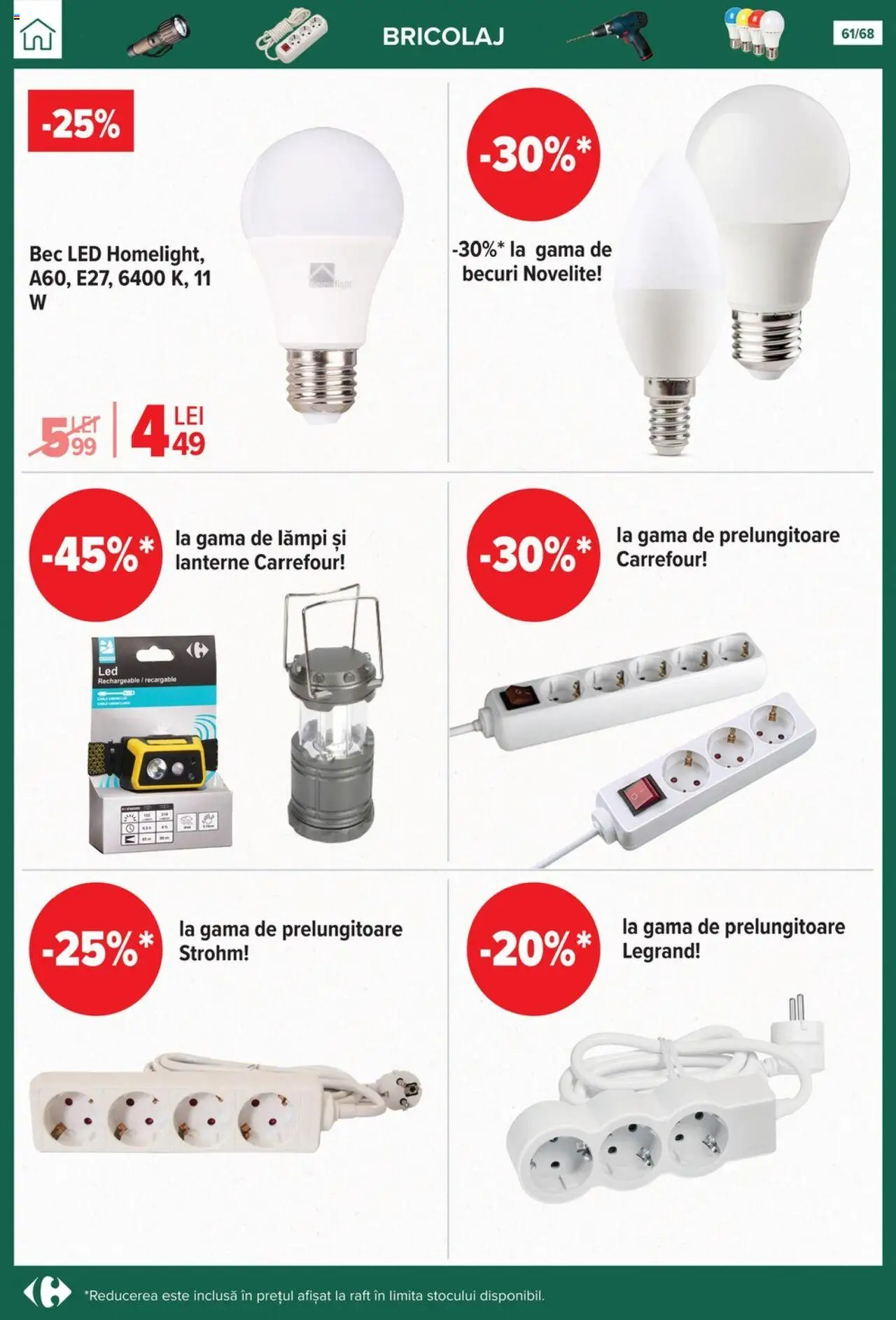 Catalog Carrefour 24 Septembrie - 27 Octombrie 2025 | Pagina 61 | Produse: Bec, Raft, Babak