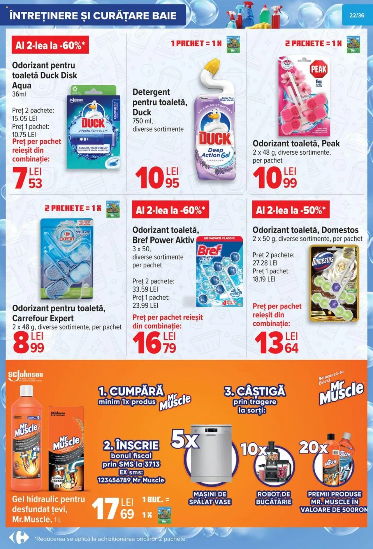 Catalog Carrefour 1 - 13 Octombrie 2025 | Pagina 23 | Produse: Robot, Bucătărie, Toaletă, Apă