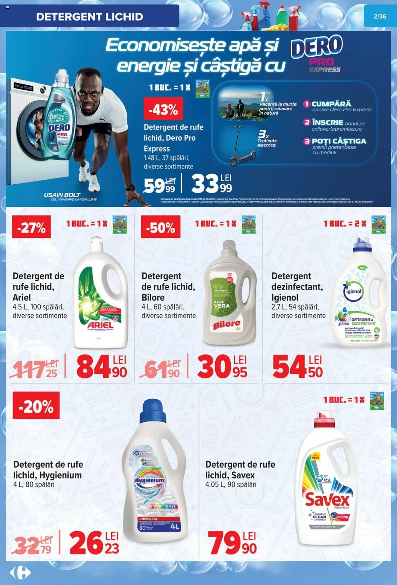 Catalog Carrefour 1 - 13 Octombrie 2025 | Pagina 3 | Produse: Pomelo, Detergent, Apă