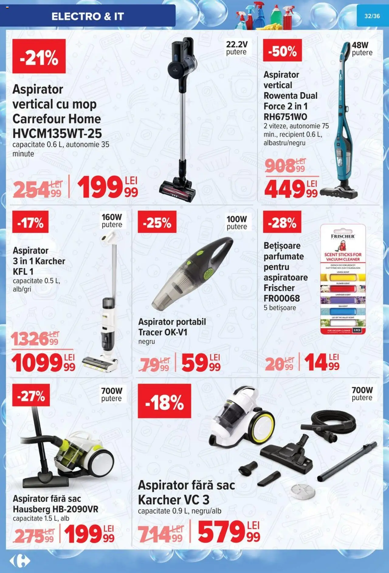Catalog Carrefour 1 - 13 Octombrie 2025 | Pagina 33 | Produse: Aspirator, Mop