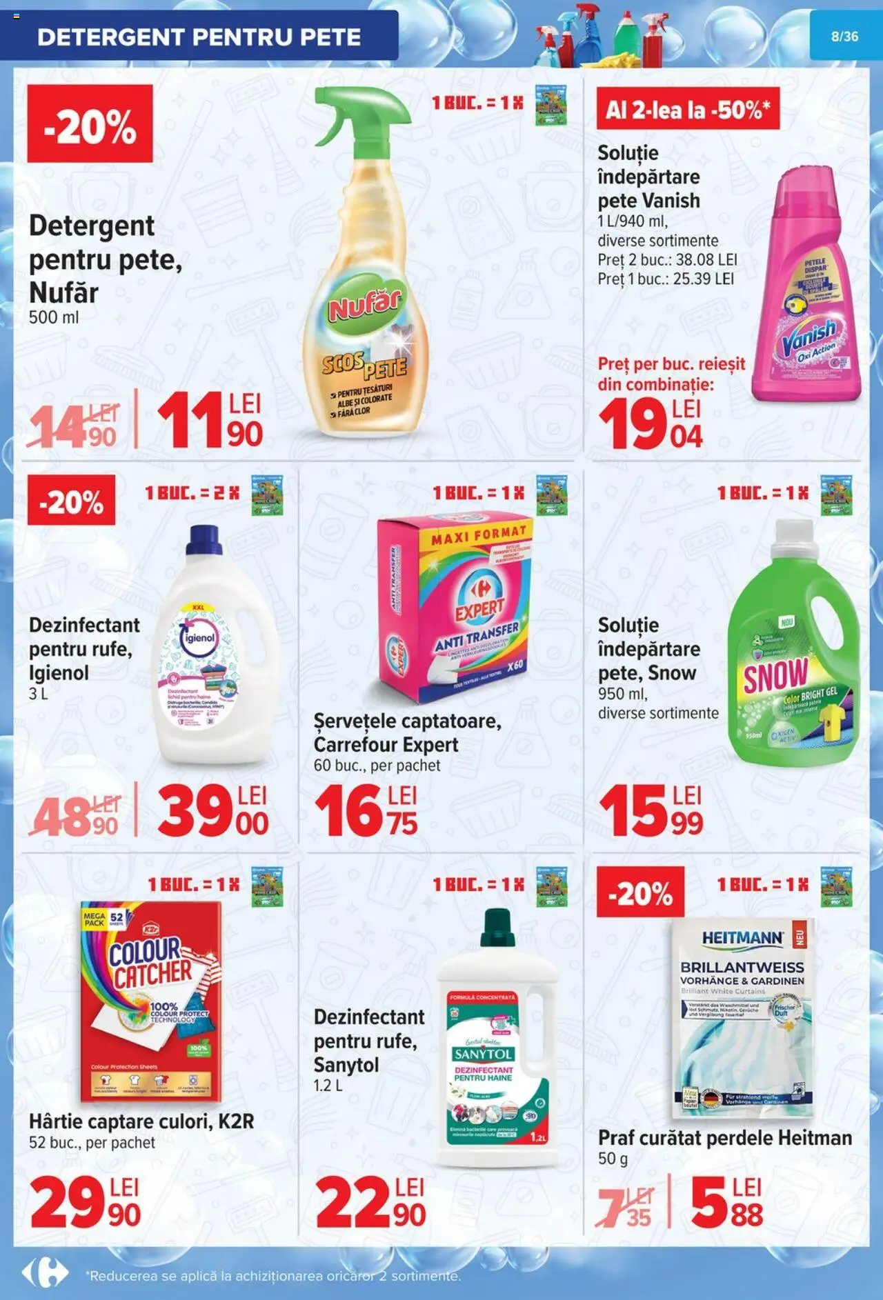 Catalog Carrefour 1 - 13 Octombrie 2025 | Pagina 9 | Produse: Detergent, Haine, Çelik Mama ve Su Kabı