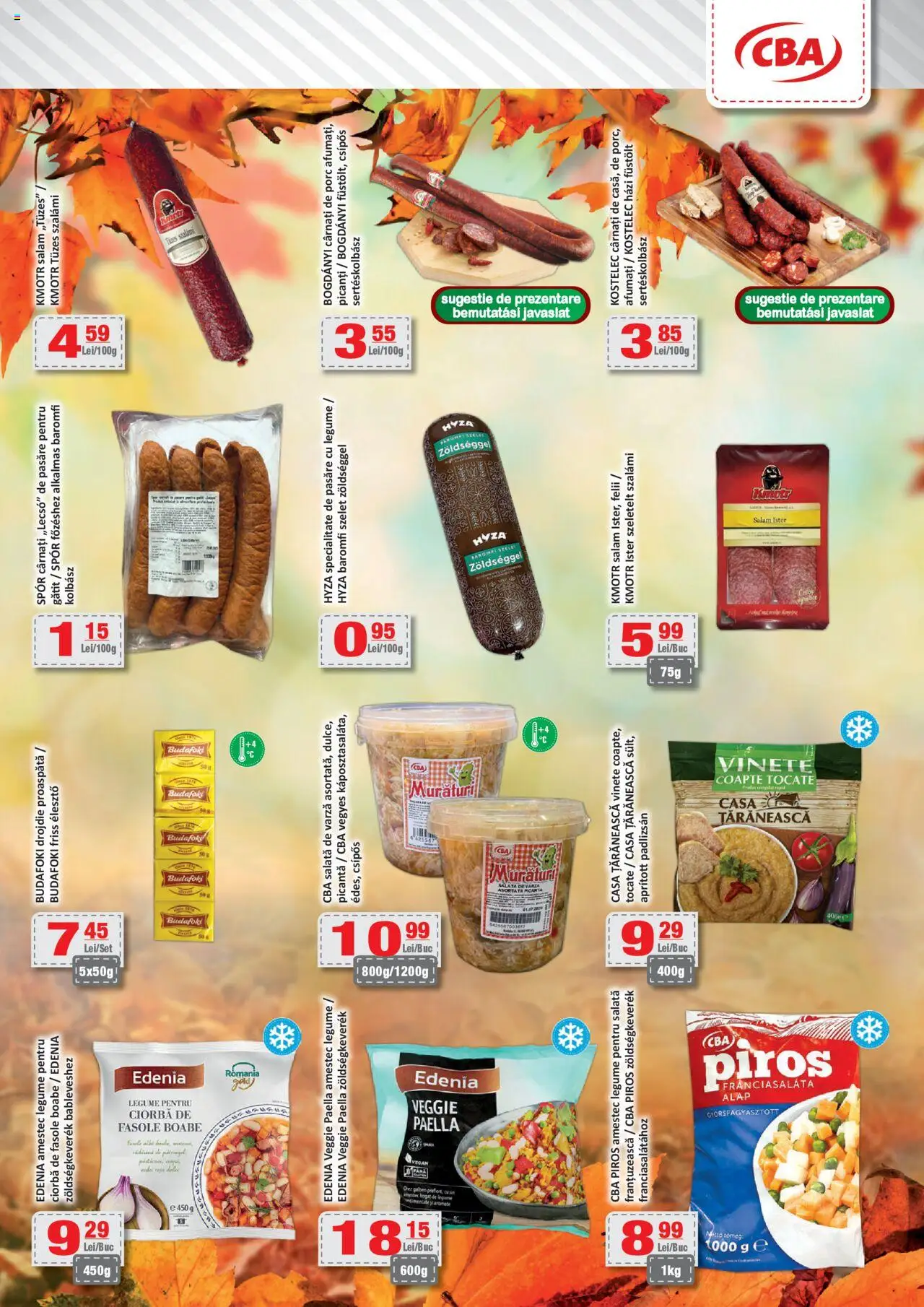 Catalog CBA 10 - 22 Octombrie 2025 | Pagina 3 | Produse: Varză, Salam, Legume, Cârnați