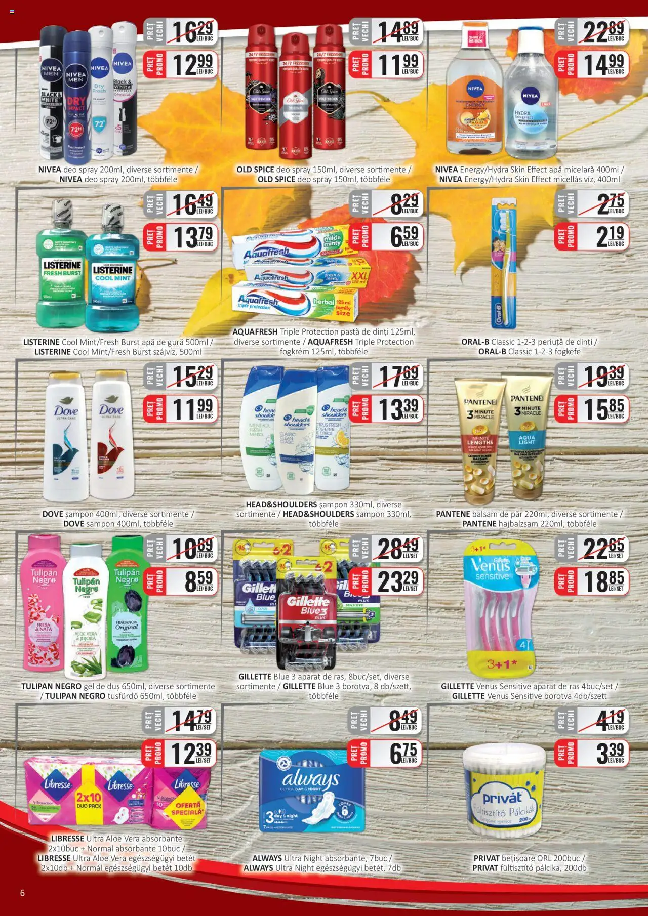 Catalog CBA 1 - 14 Octombrie 2025 | Pagina 6 | Produse: Kısırlaştırılmış Kedi Maması, Aloe vera, Apă micelară, Absorbante