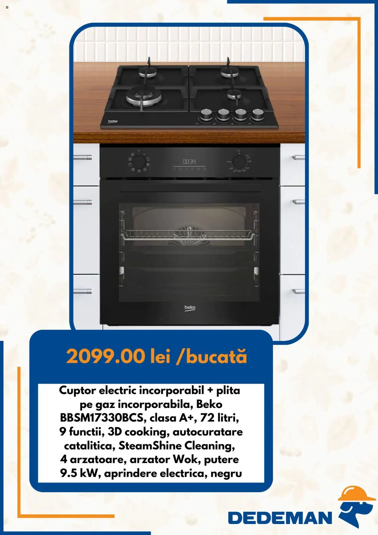 Catalog Dedeman 1 - 30 Octombrie 2025 | Pagina 6 | Produse: Cuptor, Plită