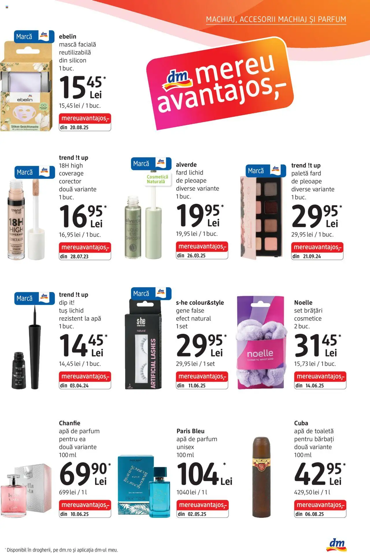 Catalog DM Drogerie Markt 2 Octombrie - 3 Noiembrie 2025 | Pagina 13 | Produse: Paletă fard, Machiaj, Fard de pleoape, Gene false