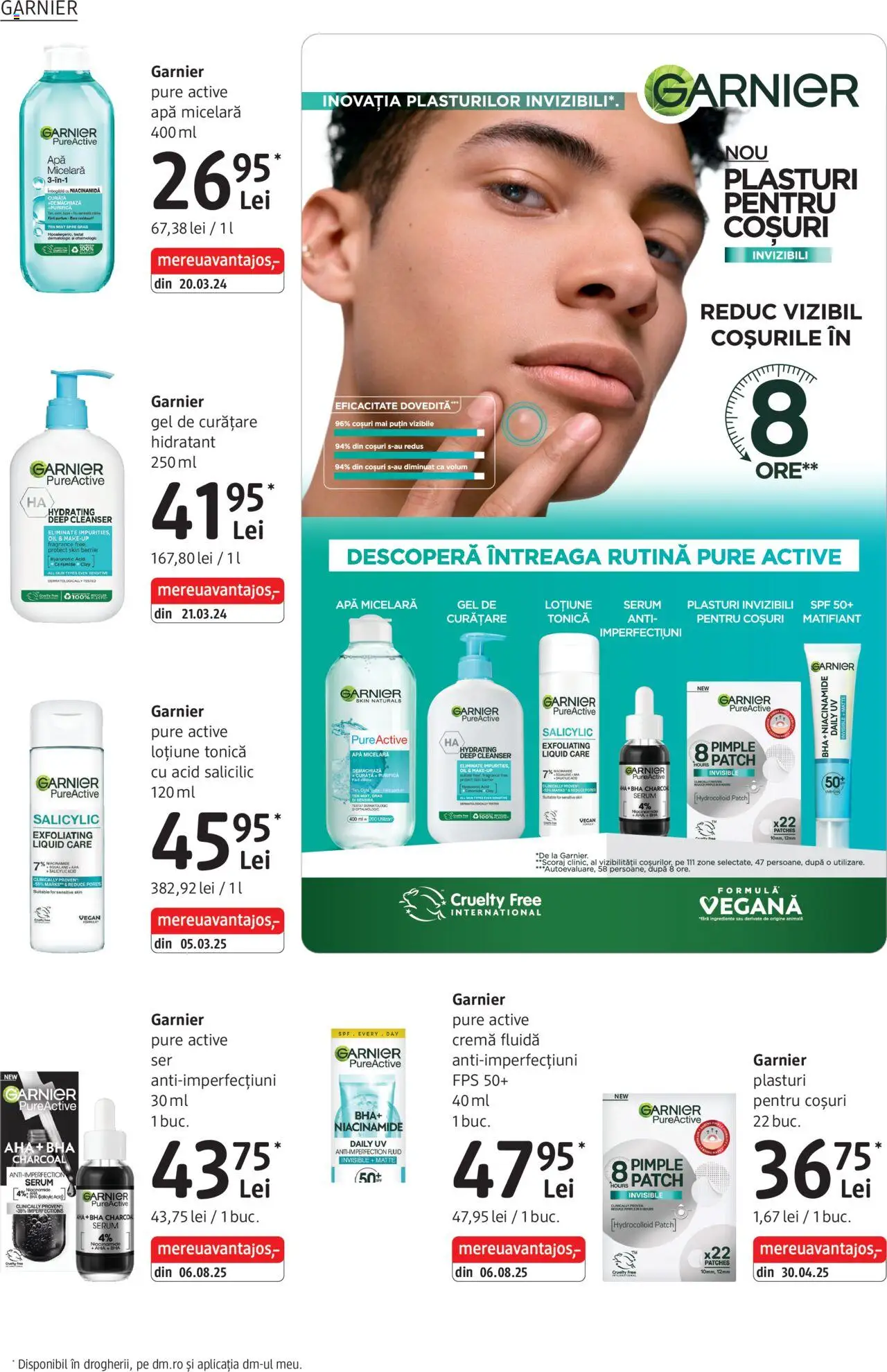 Catalog DM Drogerie Markt 2 Octombrie - 3 Noiembrie 2025 | Pagina 16 | Produse: Plasturi, Serum, Gel de curățare, Toner