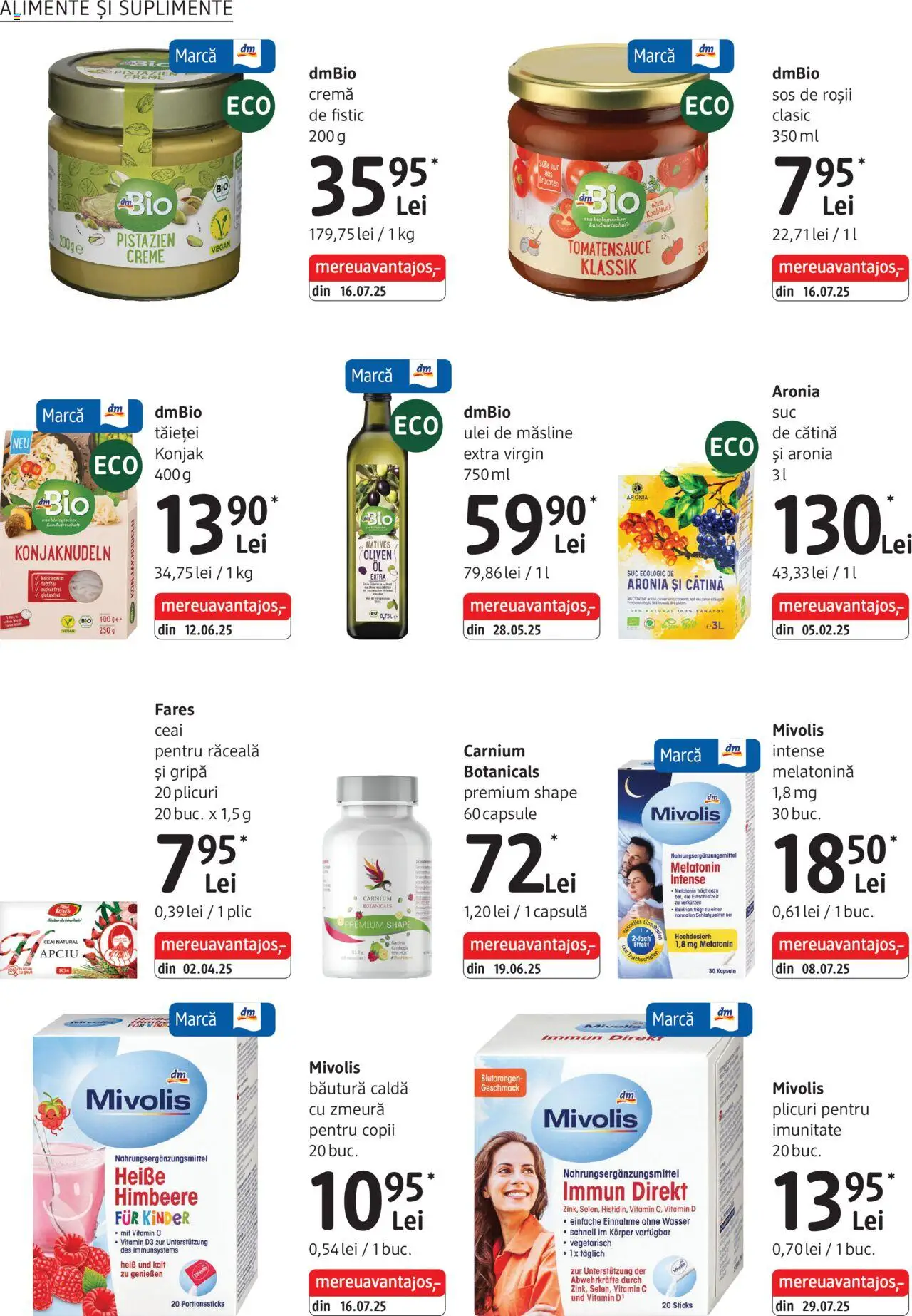 Catalog DM Drogerie Markt 2 Octombrie - 3 Noiembrie 2025 | Pagina 20 | Produse: Măsline, Ulei, Roșii, Sos