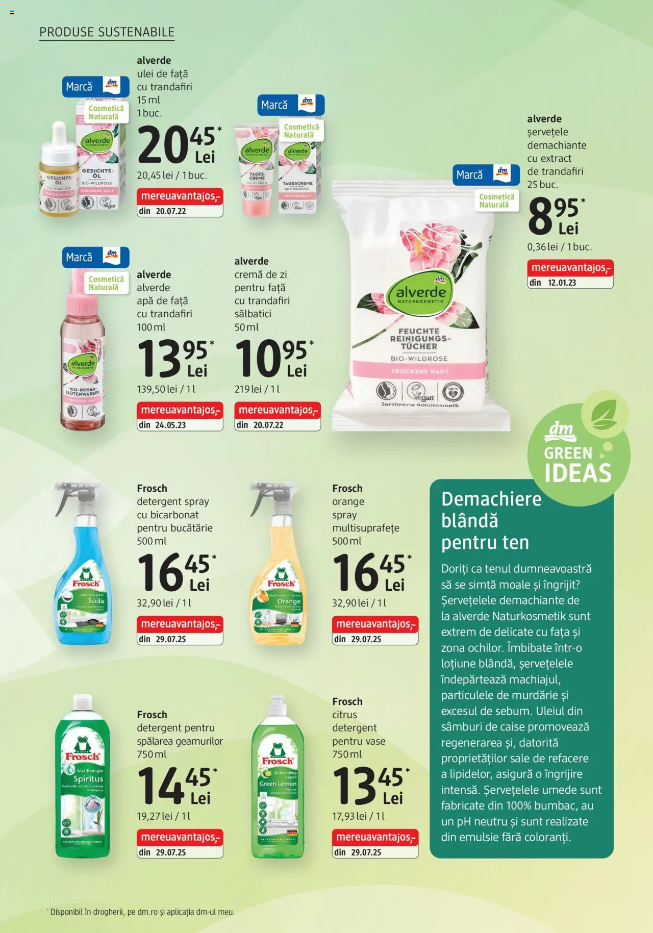 Catalog DM Drogerie Markt 2 Octombrie - 3 Noiembrie 2025 | Pagina 22 | Produse: Bucătărie, Cremă, Ahtapot, Șervețele demachiante