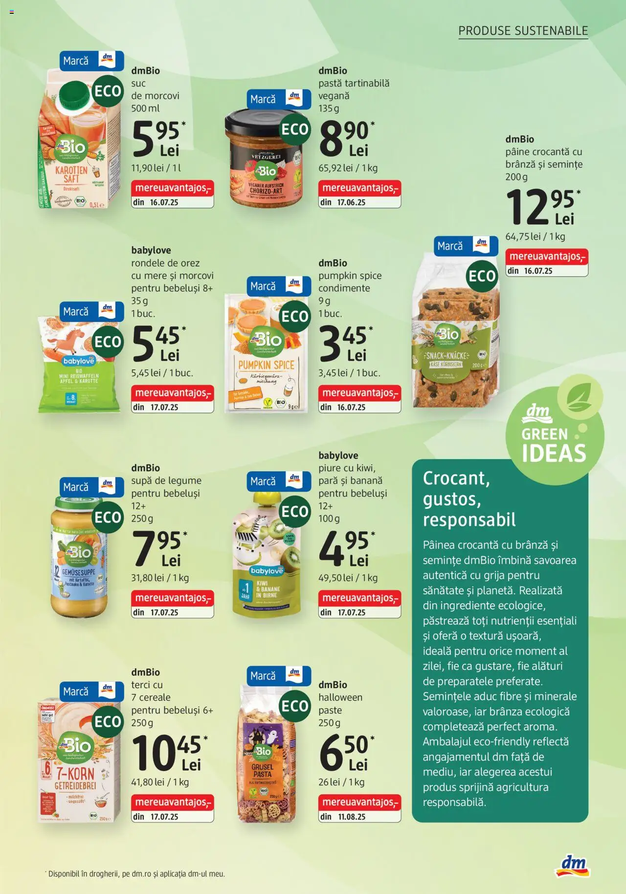 Catalog DM Drogerie Markt 2 Octombrie - 3 Noiembrie 2025 | Pagina 23 | Produse: Brânză, Pâine, Mere, Morcovi
