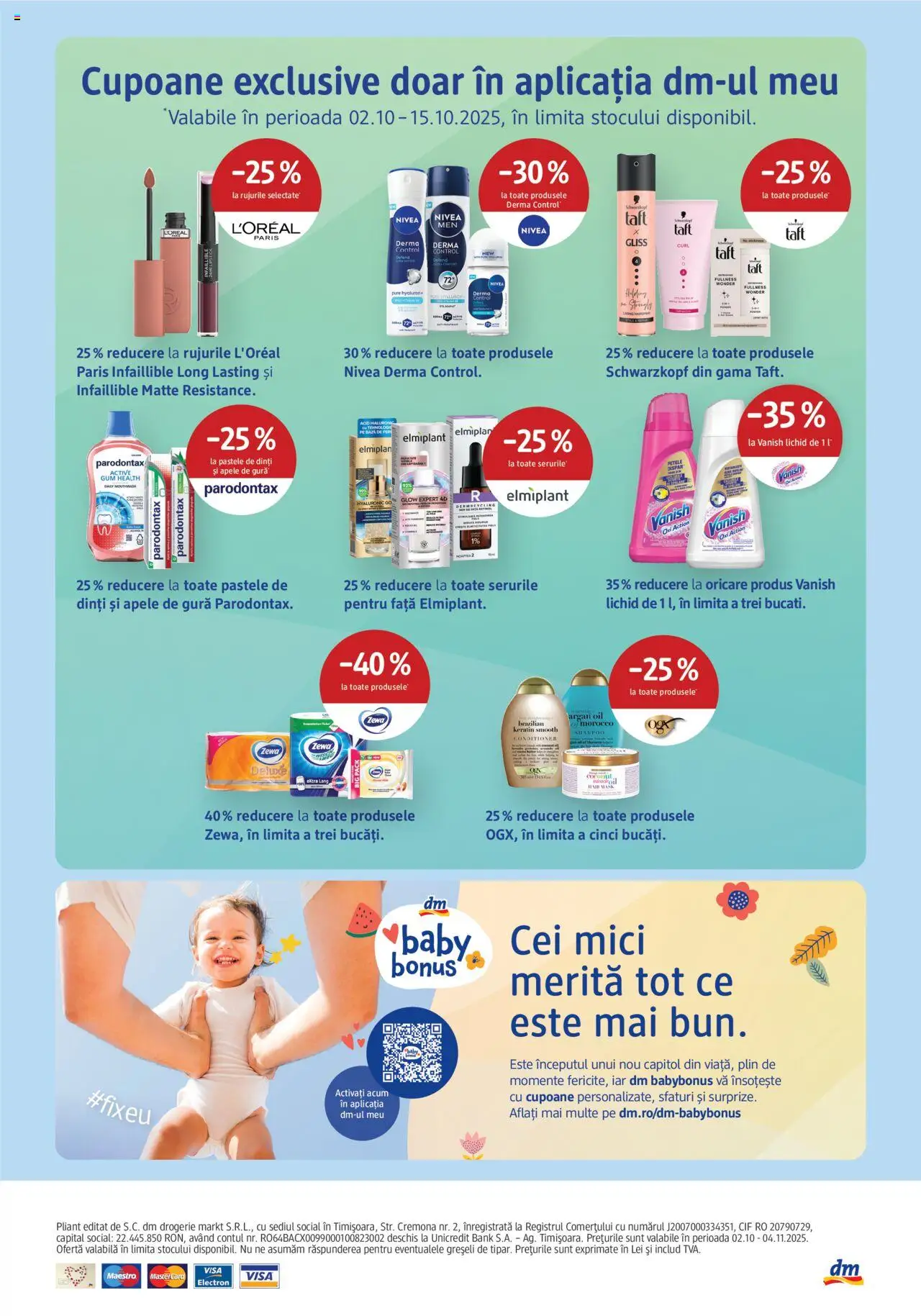 Catalog DM Drogerie Markt 2 Octombrie - 3 Noiembrie 2025 | Pagina 24 | Produse: Serum, Mici, Çelik Mama ve Su Kabı
