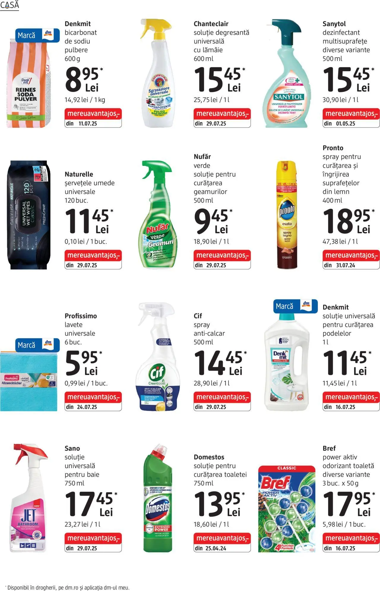 Catalog DM Drogerie Markt 2 Octombrie - 3 Noiembrie 2025 | Pagina 6 | Produse: Toaletă, Lavete, Odorizant toaletă, Lămâie