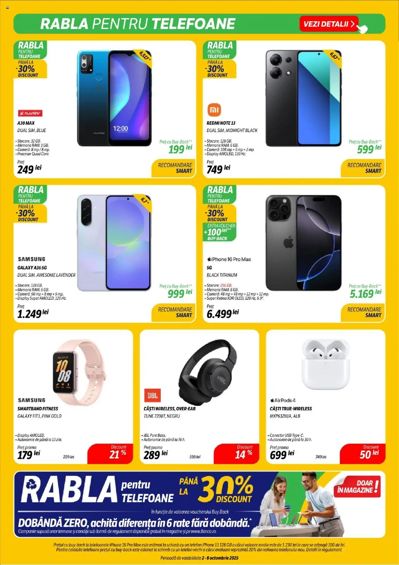 Catalog Flanco 2 - 7 Octombrie 2025 | Pagina 13 | Produse: Telefon, Memorie, Cameră, Usb