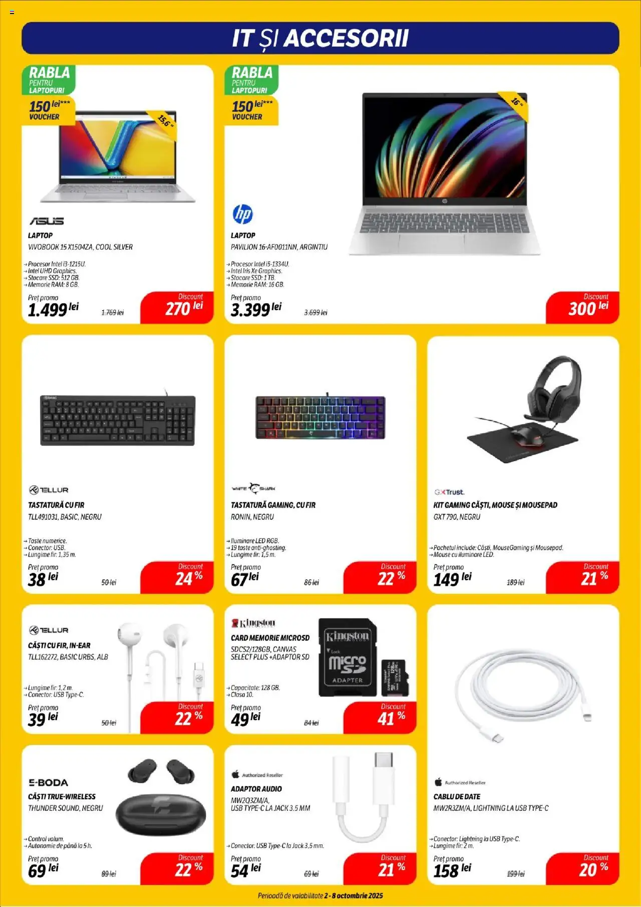 Catalog Flanco 2 - 7 Octombrie 2025 | Pagina 15 | Produse: Laptop, Tastatură, Cablu, Usb