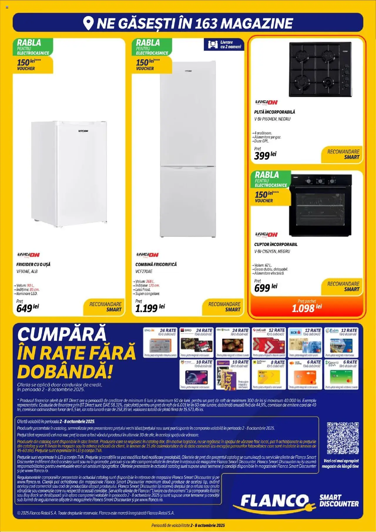 Catalog Flanco 2 - 7 Octombrie 2025 | Pagina 22 | Produse: Frigider, Cuptor, Plită, Combină frigorifică