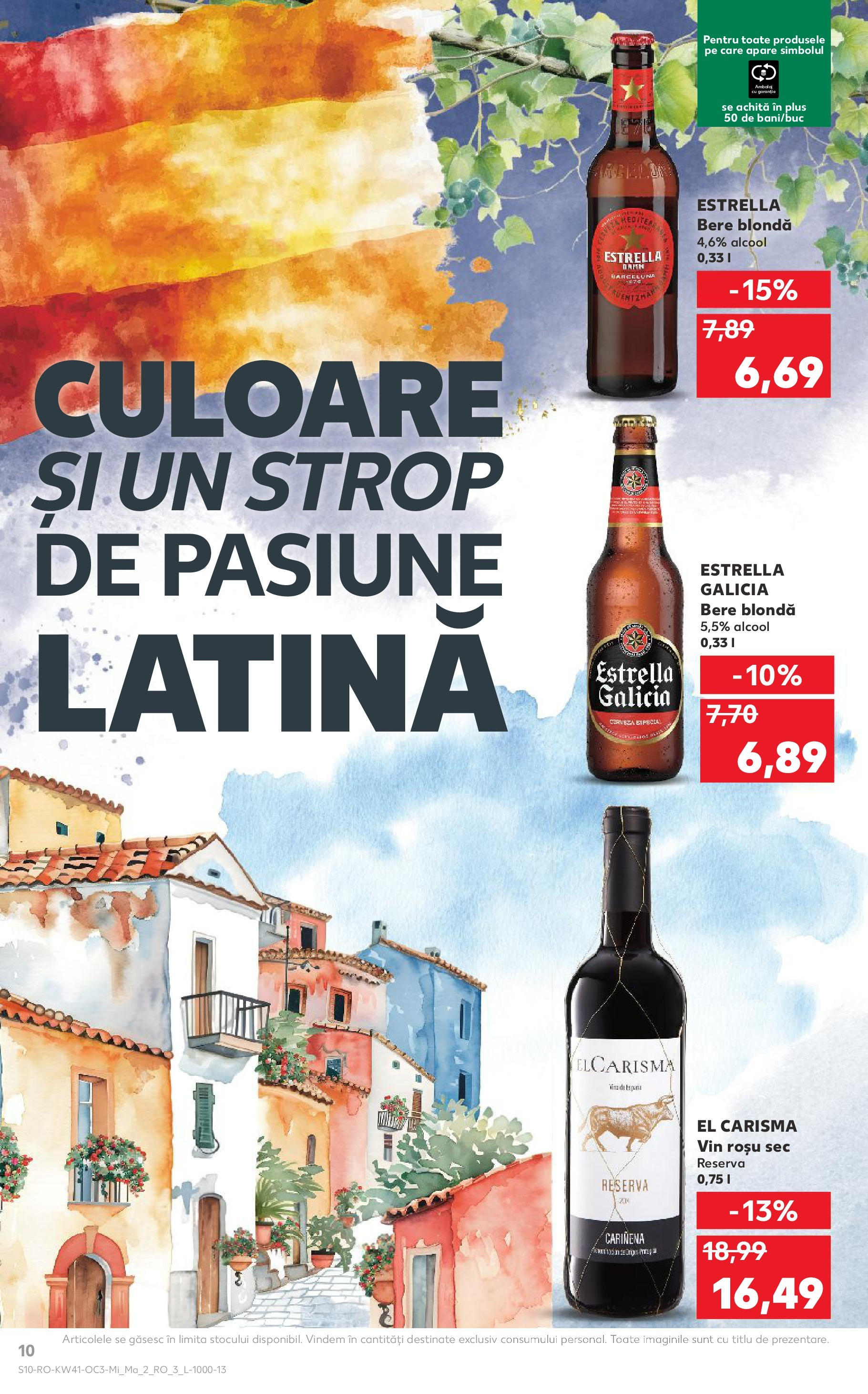 Catalog Kaufland 8 - 13 Octombrie 2025 | Pagina 10 | Produse: Vin, Bere