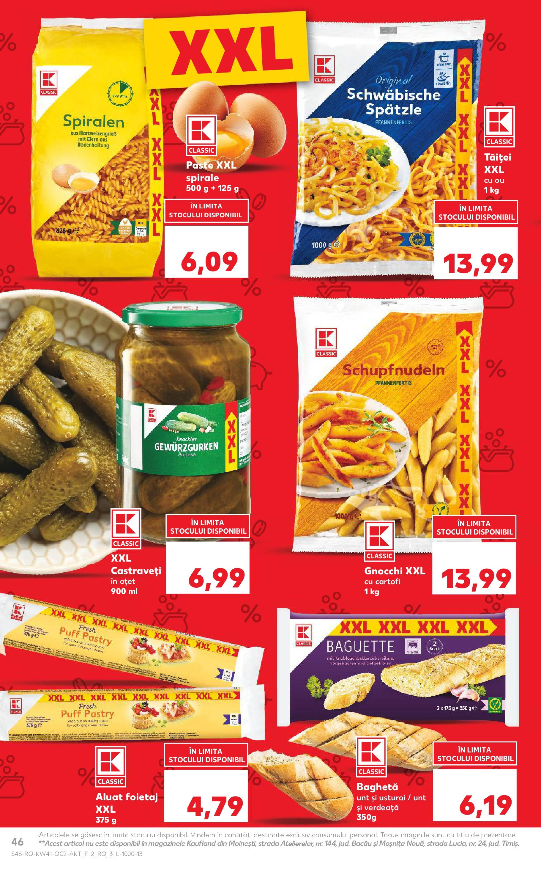 Catalog Kaufland 8 - 13 Octombrie 2025 | Pagina 46 | Produse: Foietaj, Unt, Oțet, Usturoi