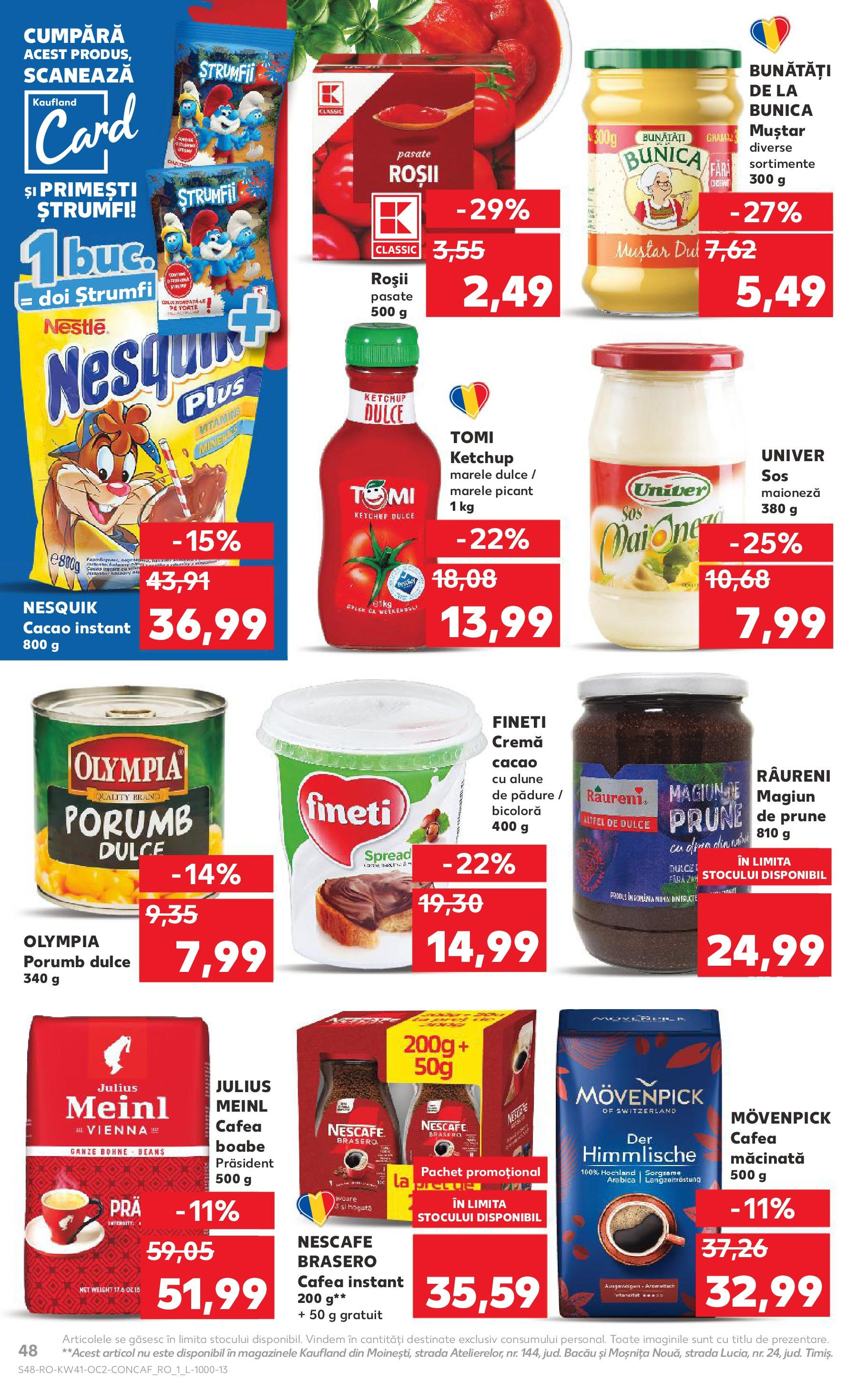 Catalog Kaufland 8 - 13 Octombrie 2025 | Pagina 48 | Produse: Muștar, Ketchup, Cacao, Sos
