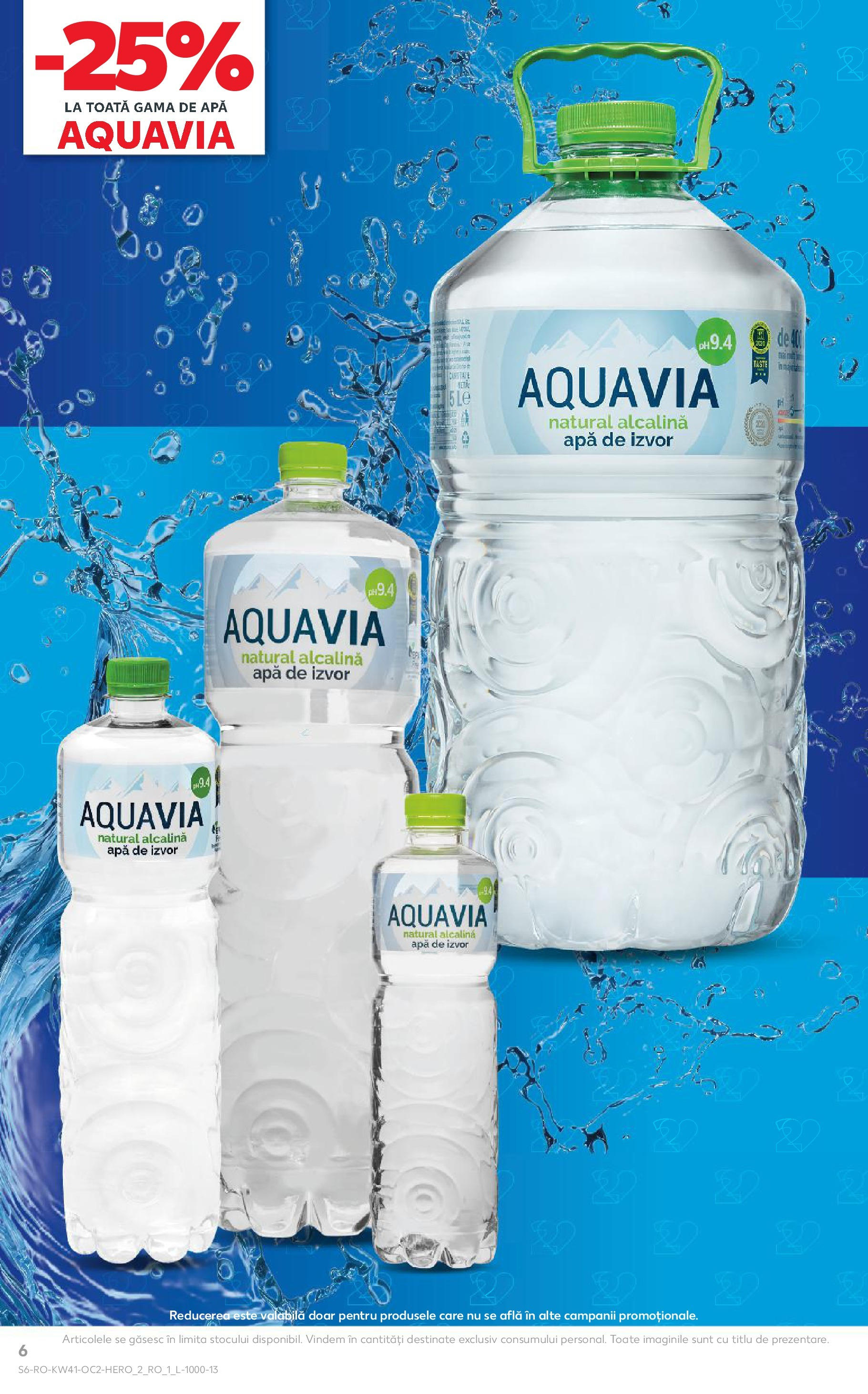 Catalog Kaufland 8 - 13 Octombrie 2025 | Pagina 6 | Produse: Apă
