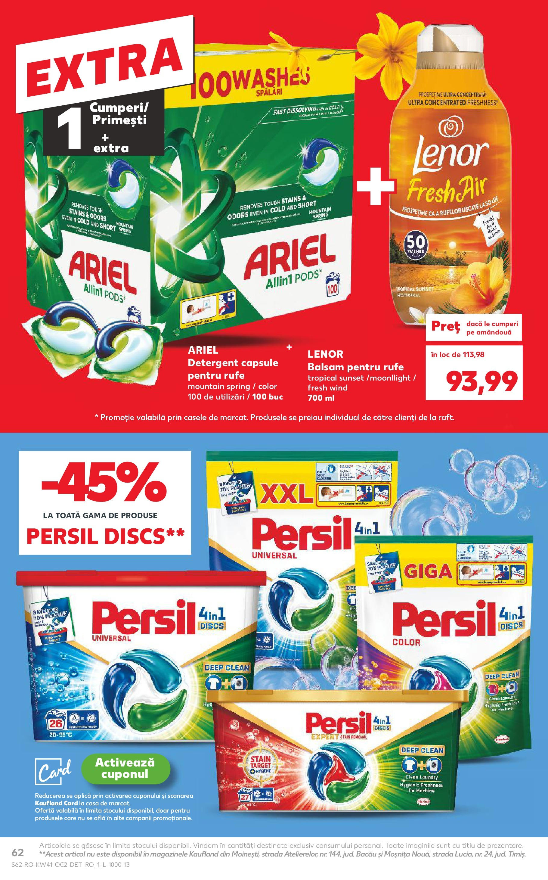 Catalog Kaufland 8 - 13 Octombrie 2025 | Pagina 62 | Produse: Pomelo, Balsam, Yorgan, Detergent