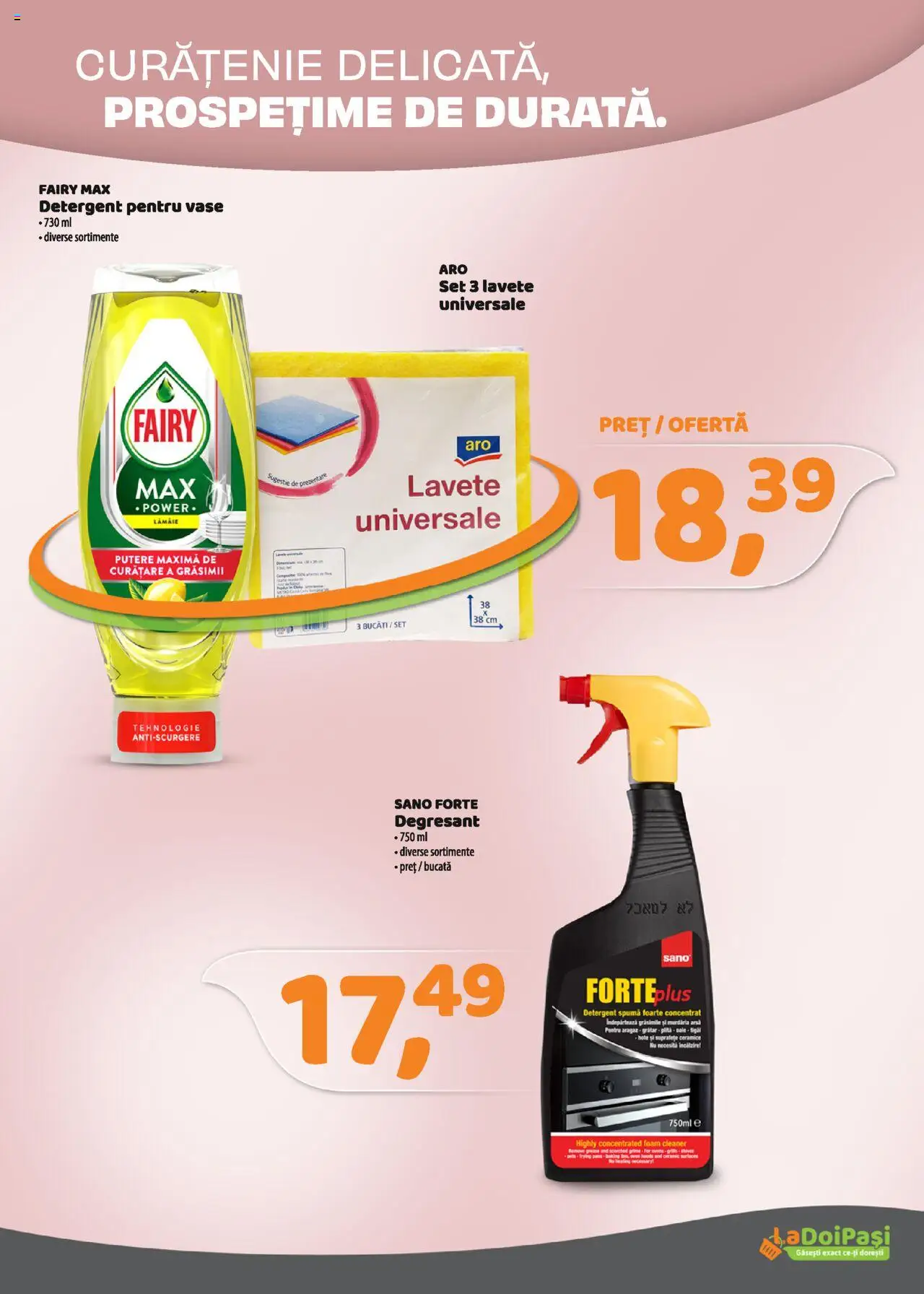 Catalog La Doi Pași 1 - 30 Octombrie 2025 | Pagina 11 | Produse: Plită, Aragaz, Detergent, Lavete