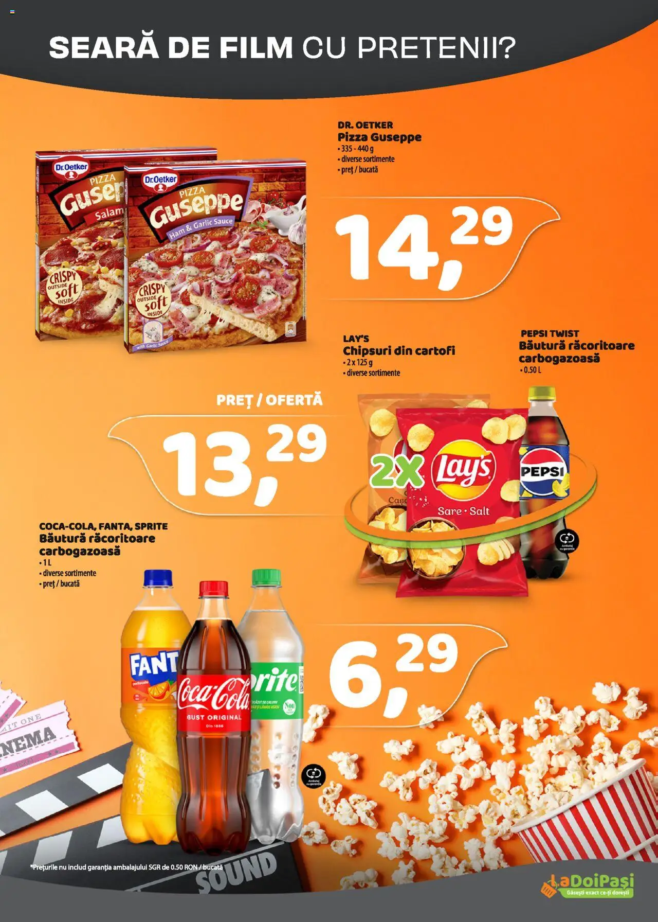 Catalog La Doi Pași 1 - 30 Octombrie 2025 | Pagina 3 | Produse: Salam, Pizza, Chipsuri, Cartofi