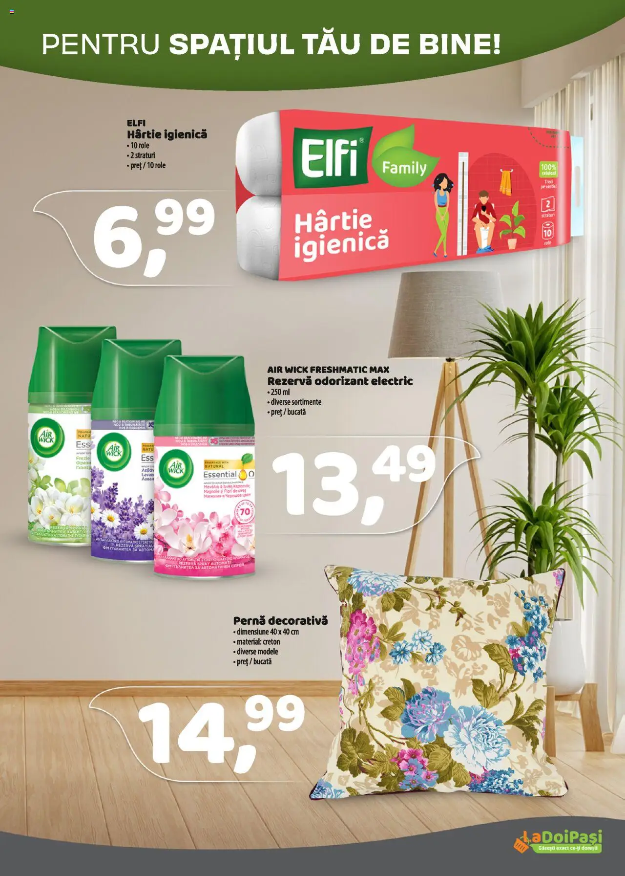 Catalog La Doi Pași 1 - 30 Octombrie 2025 | Pagina 8 | Produse: Pernă, Role