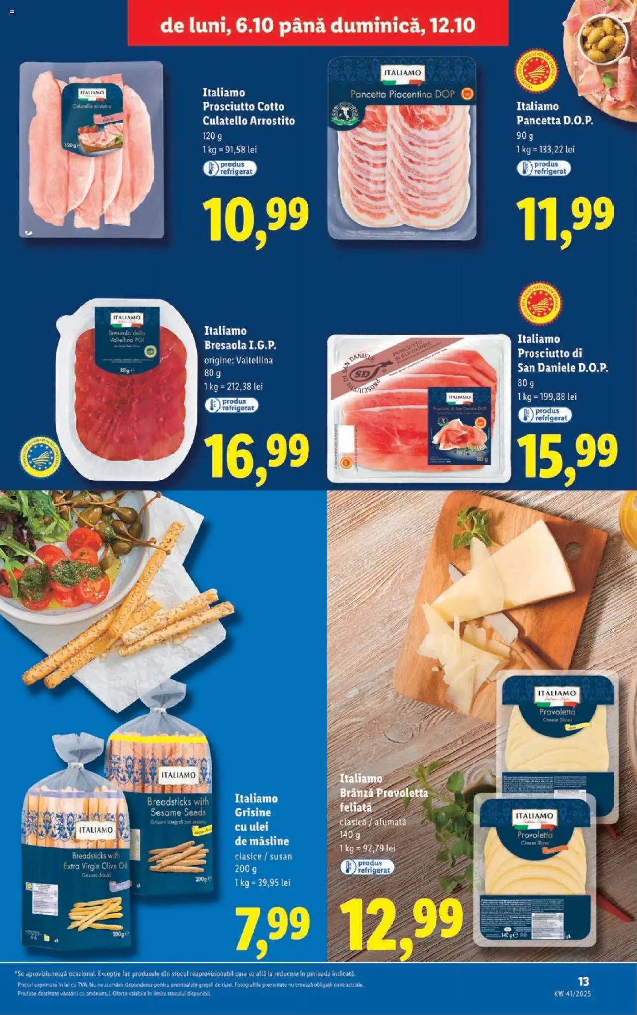 Catalog LIDL 6 - 11 Octombrie 2025 | Pagina 13 | Produse: Măsline, Brânză, Ulei, Kanca