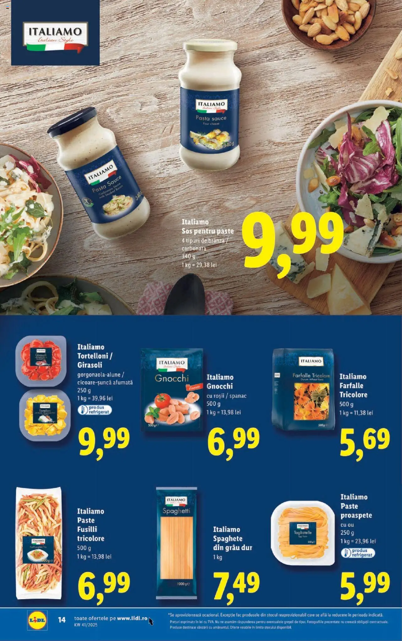 Catalog LIDL 6 - 11 Octombrie 2025 | Pagina 14 | Produse: Delgeç, Brânză, Roșii, Kanca