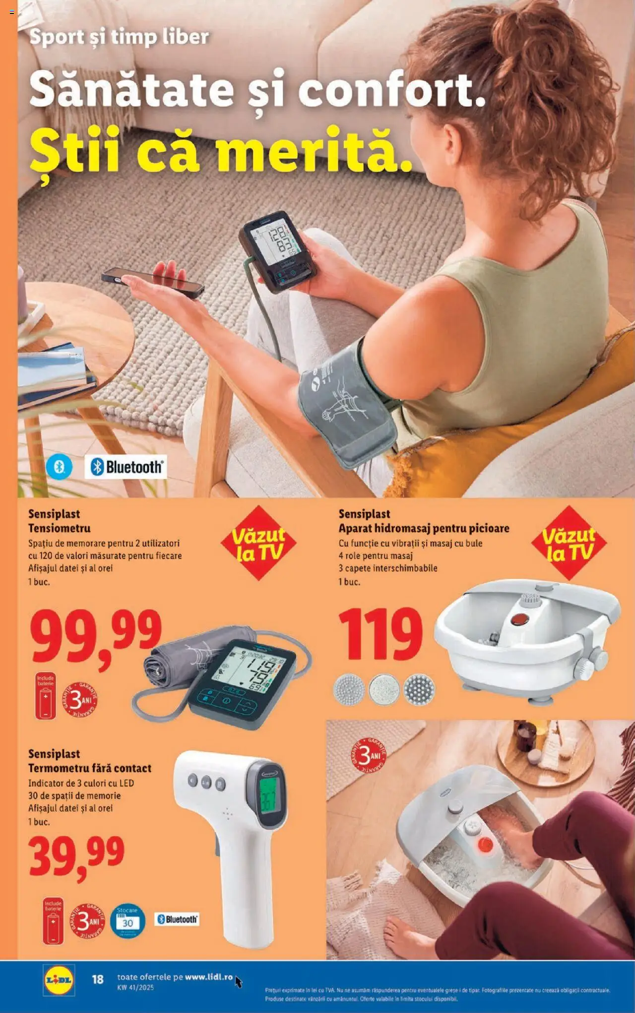 Catalog LIDL 6 - 11 Octombrie 2025 | Pagina 18 | Produse: Memorie, Monitor, Termometru, Baterie