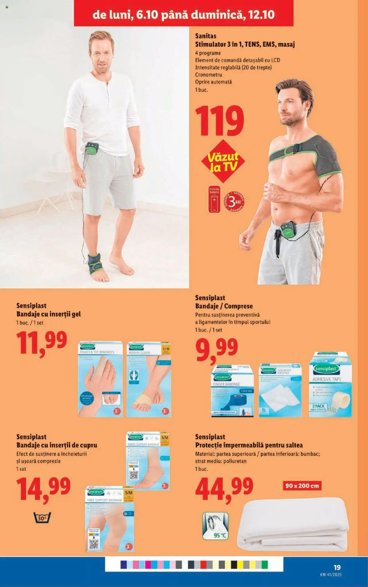 Catalog LIDL 6 - 11 Octombrie 2025 | Pagina 19 | Produse: Saltea, Baterie